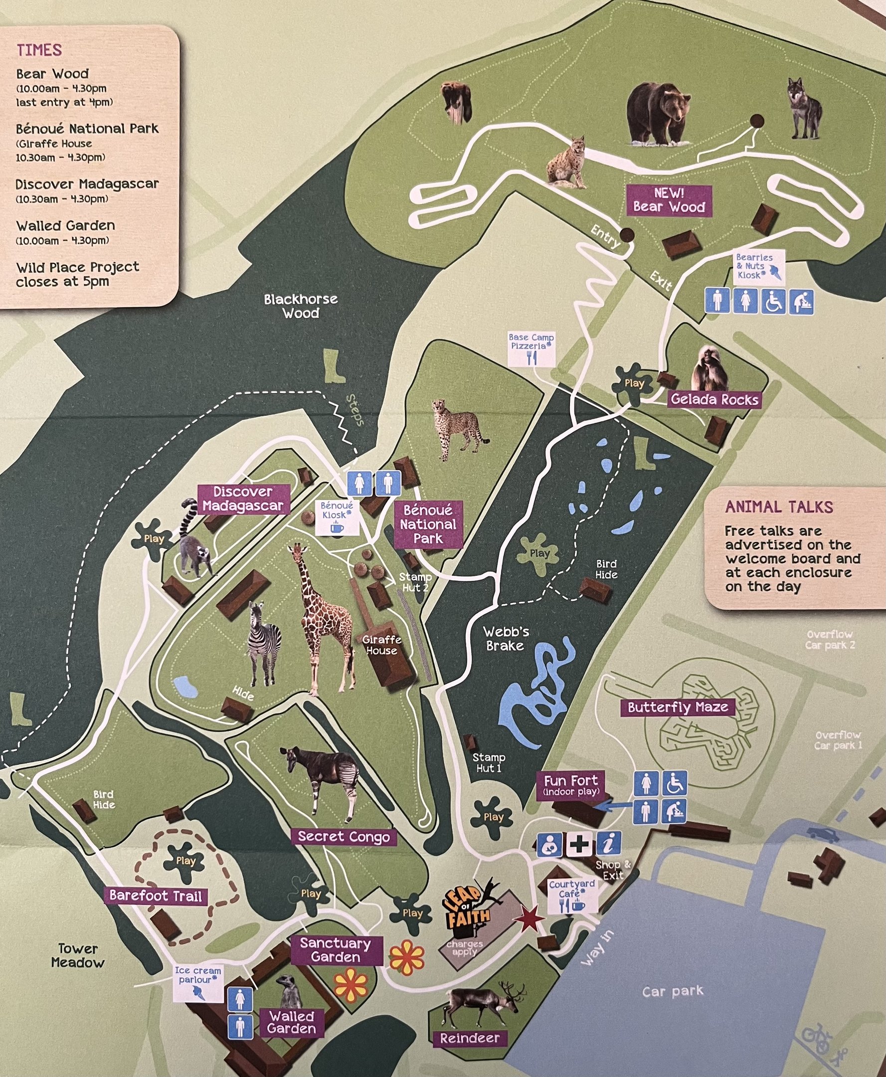 Zoo Map - 2019