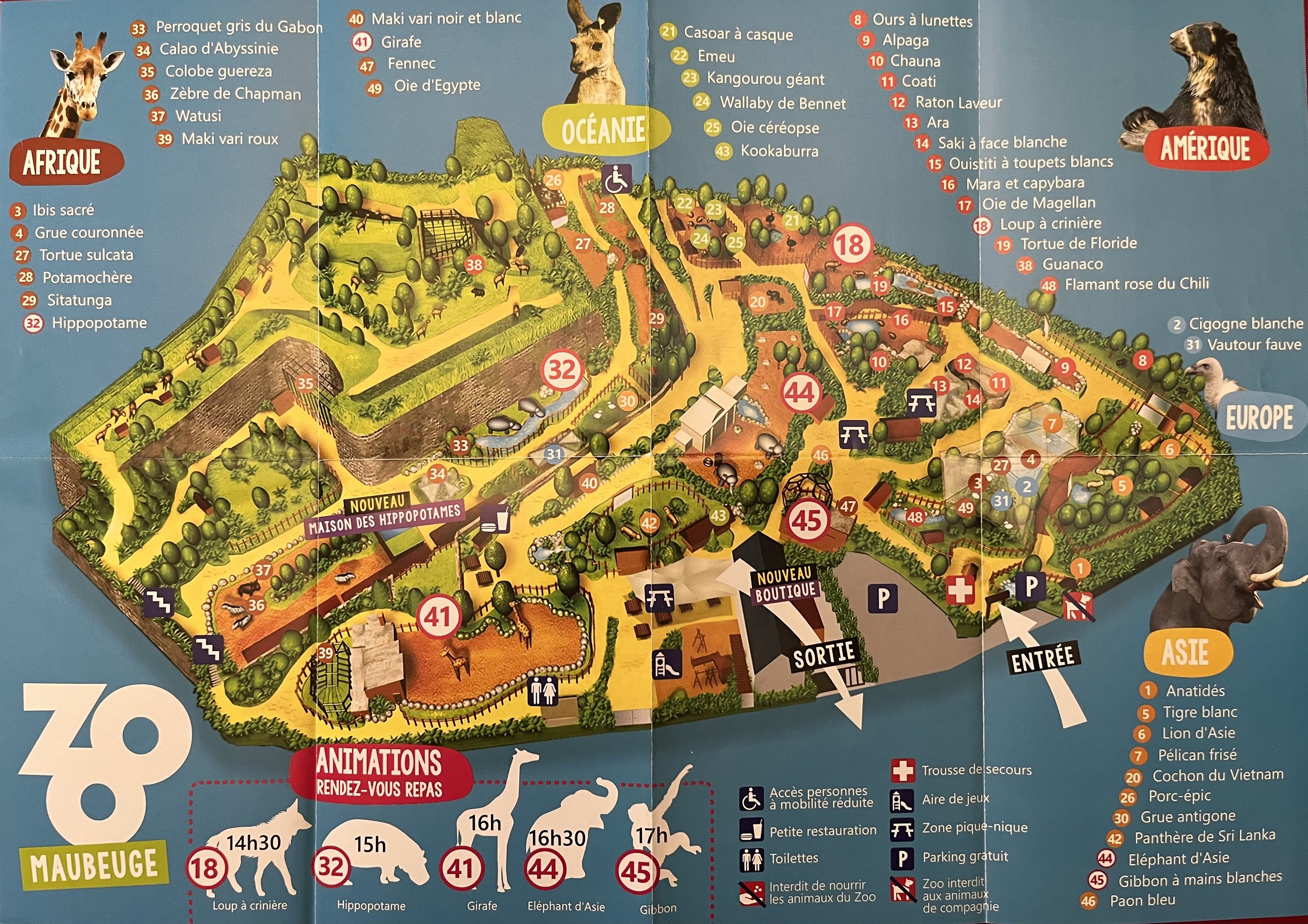 Zoo Map - 2019