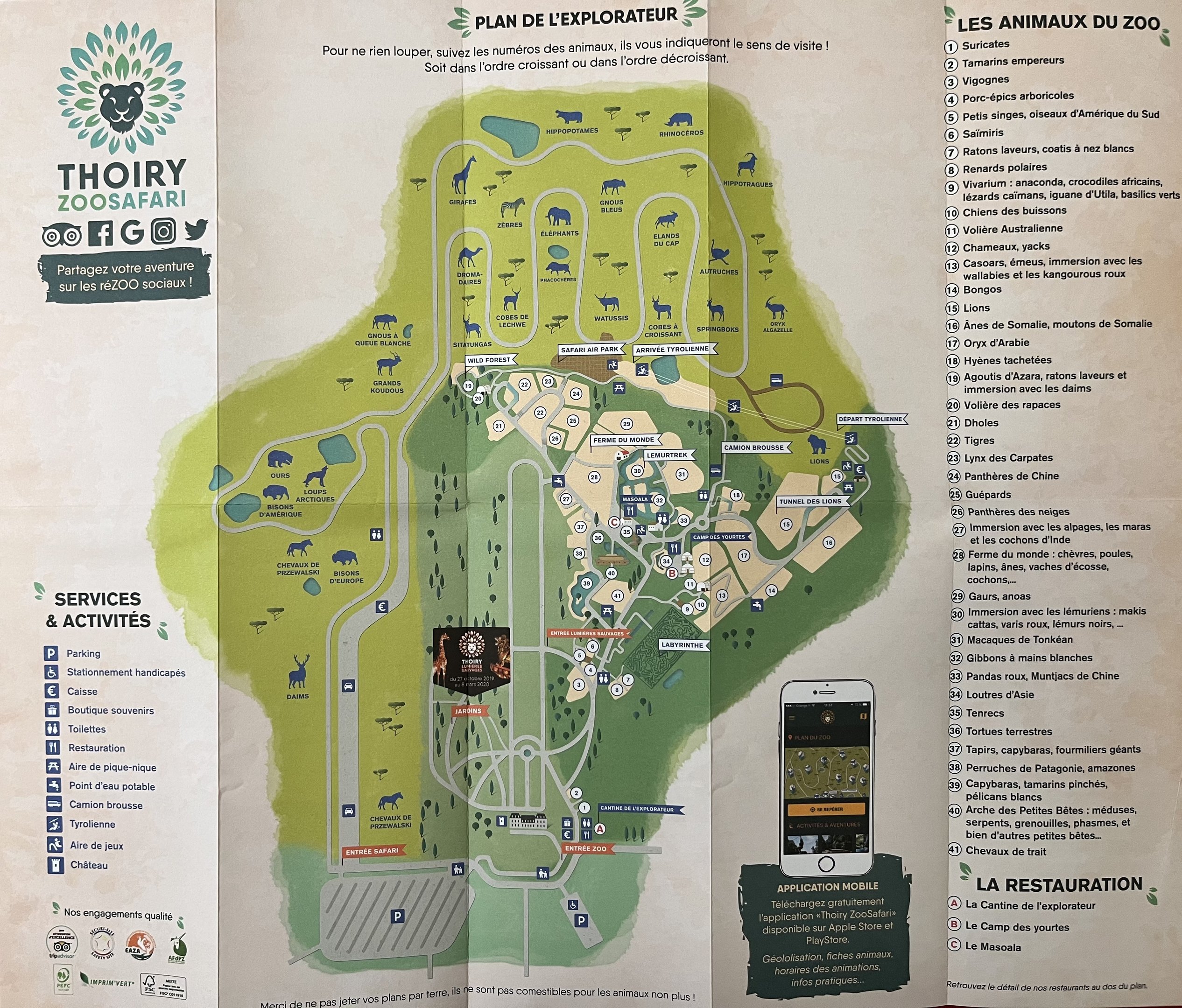 Zoo Map - 2019