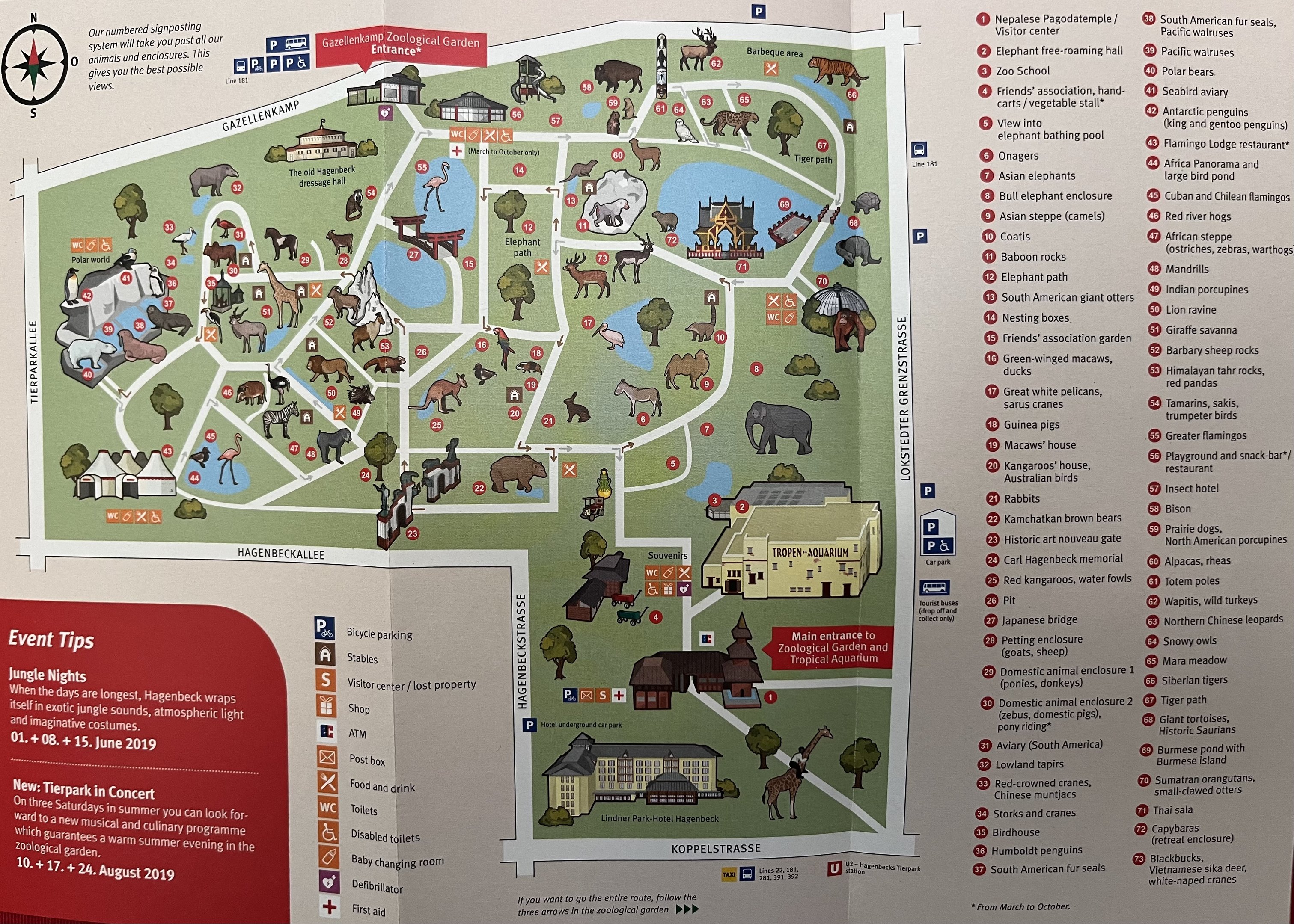 Zoo Map - 2019