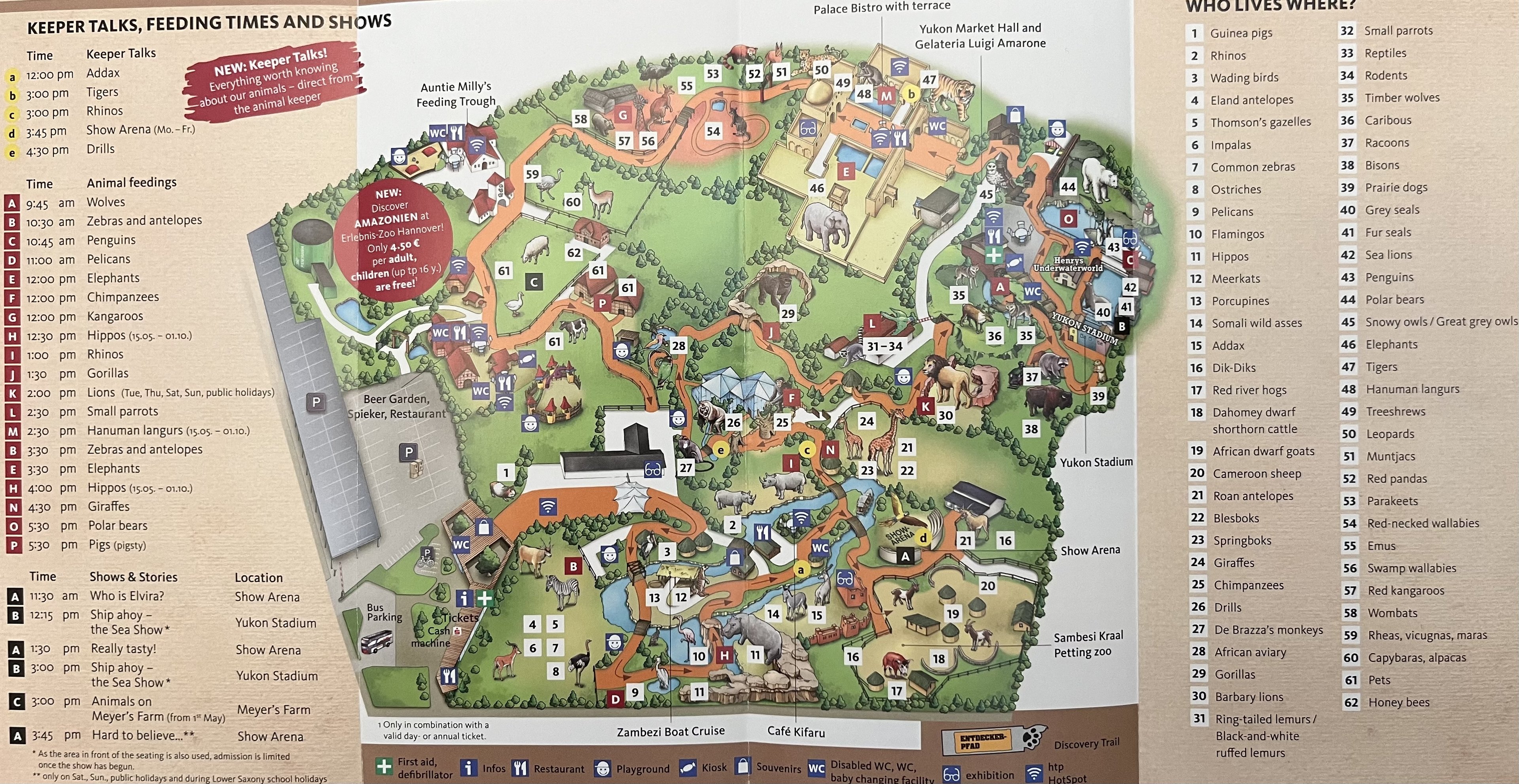Zoo Map - 2019