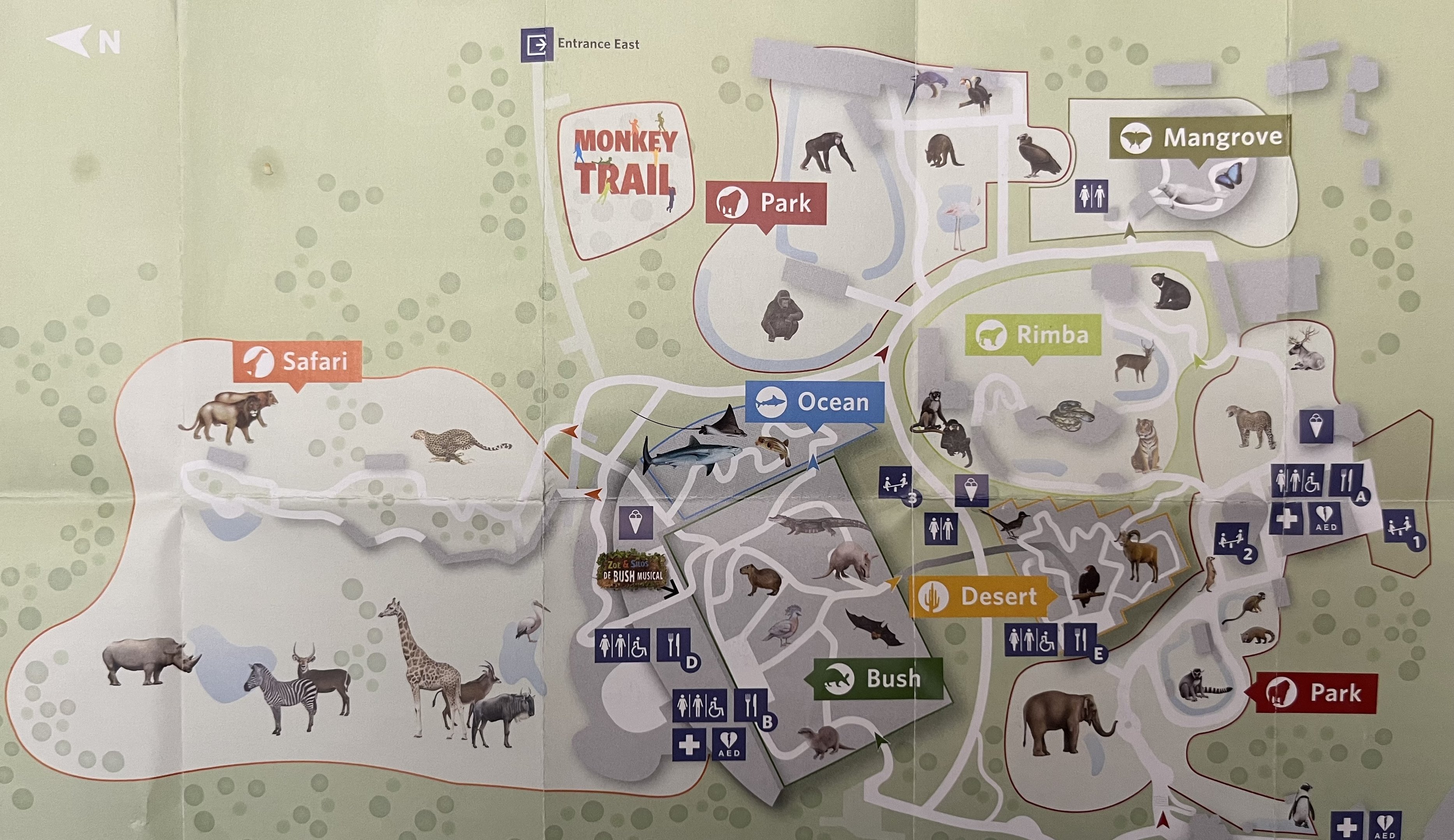 Zoo Map - 2019