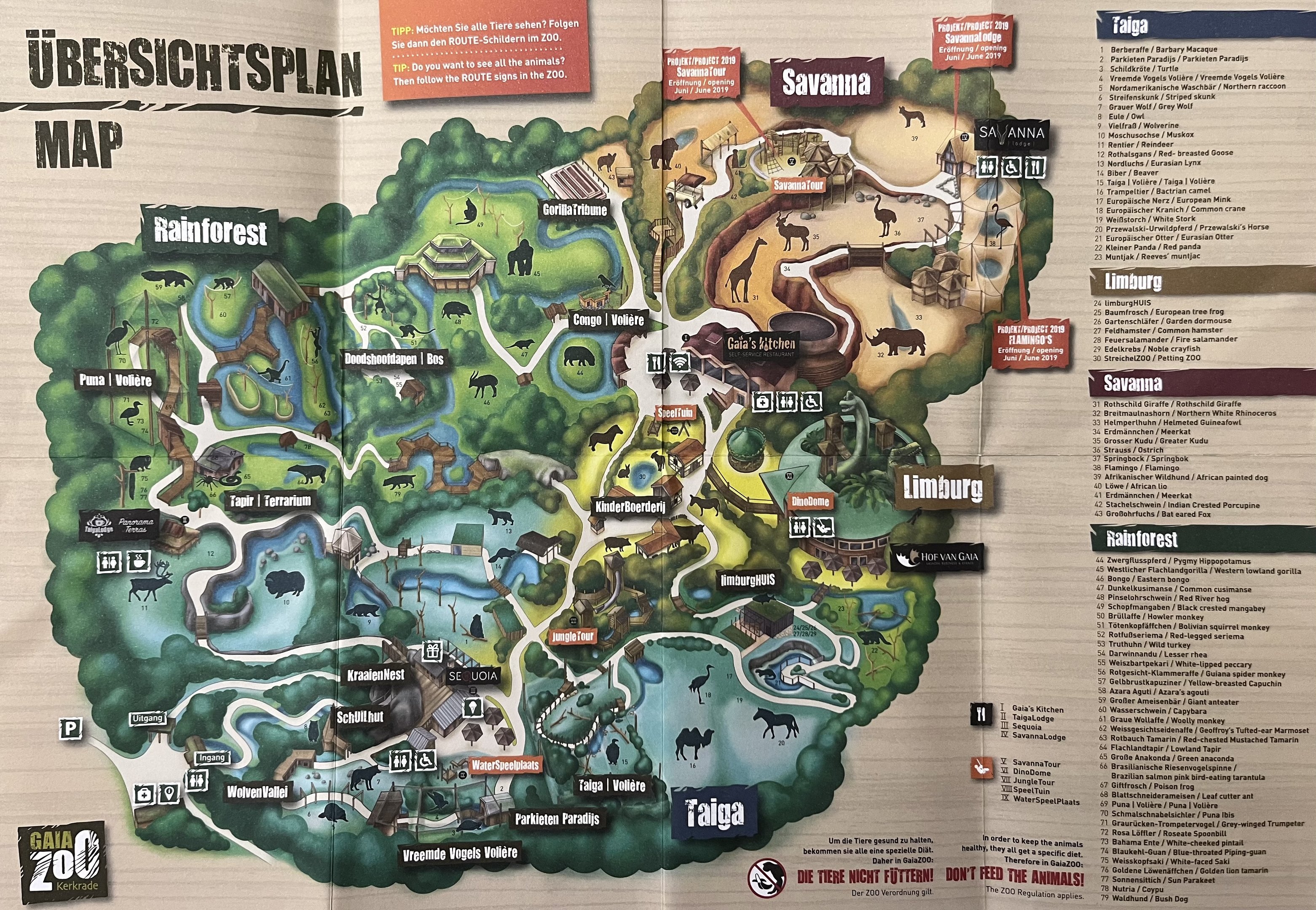 Zoo Map - 2019