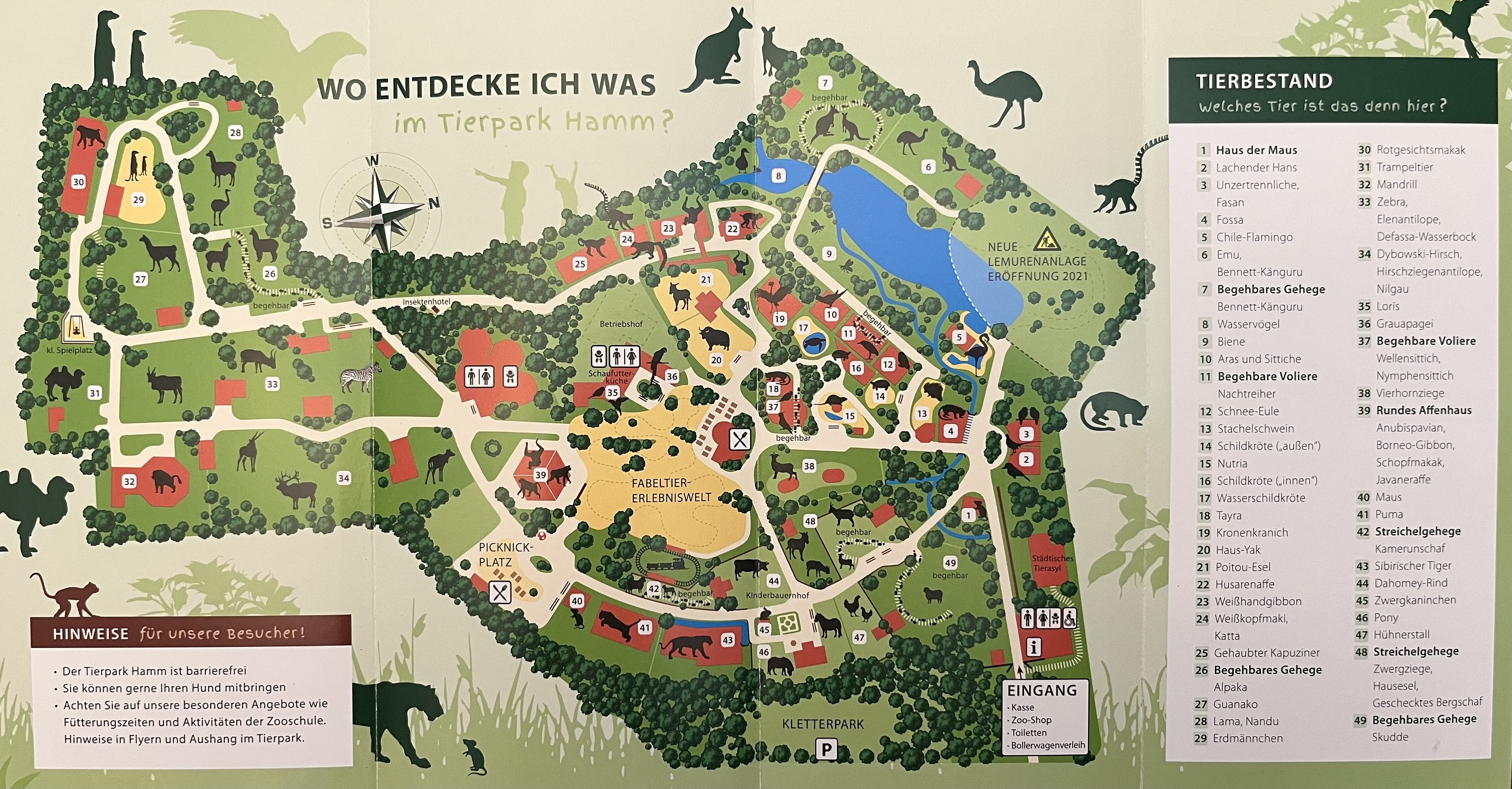 Zoo Map - 2020