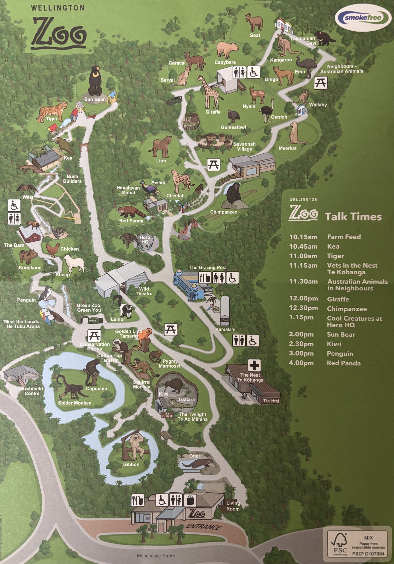 Zoo Map - 2020