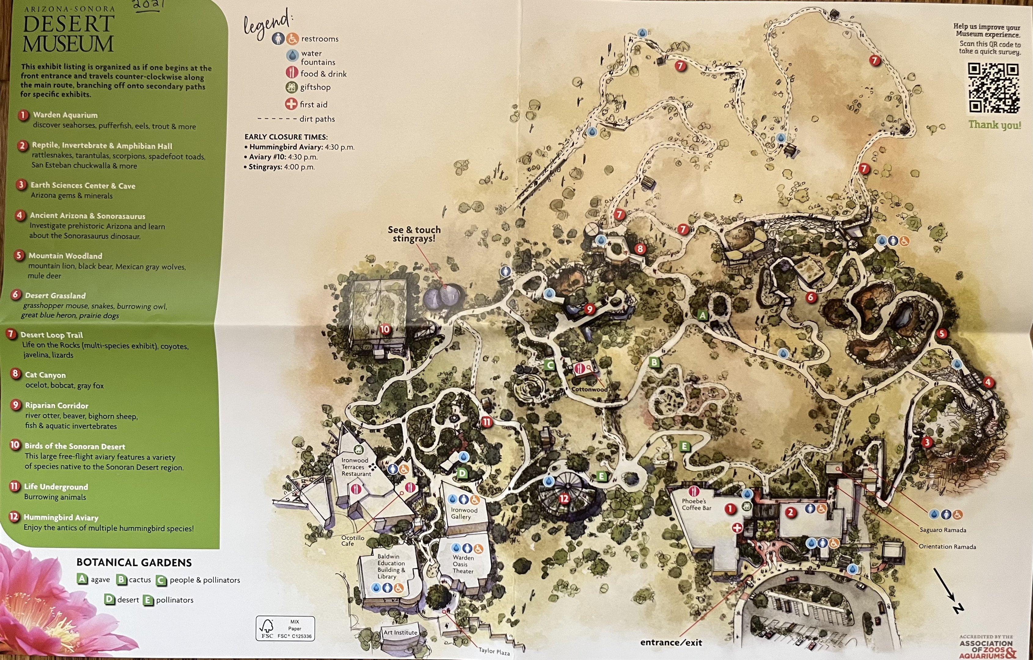 Zoo Map - 2021