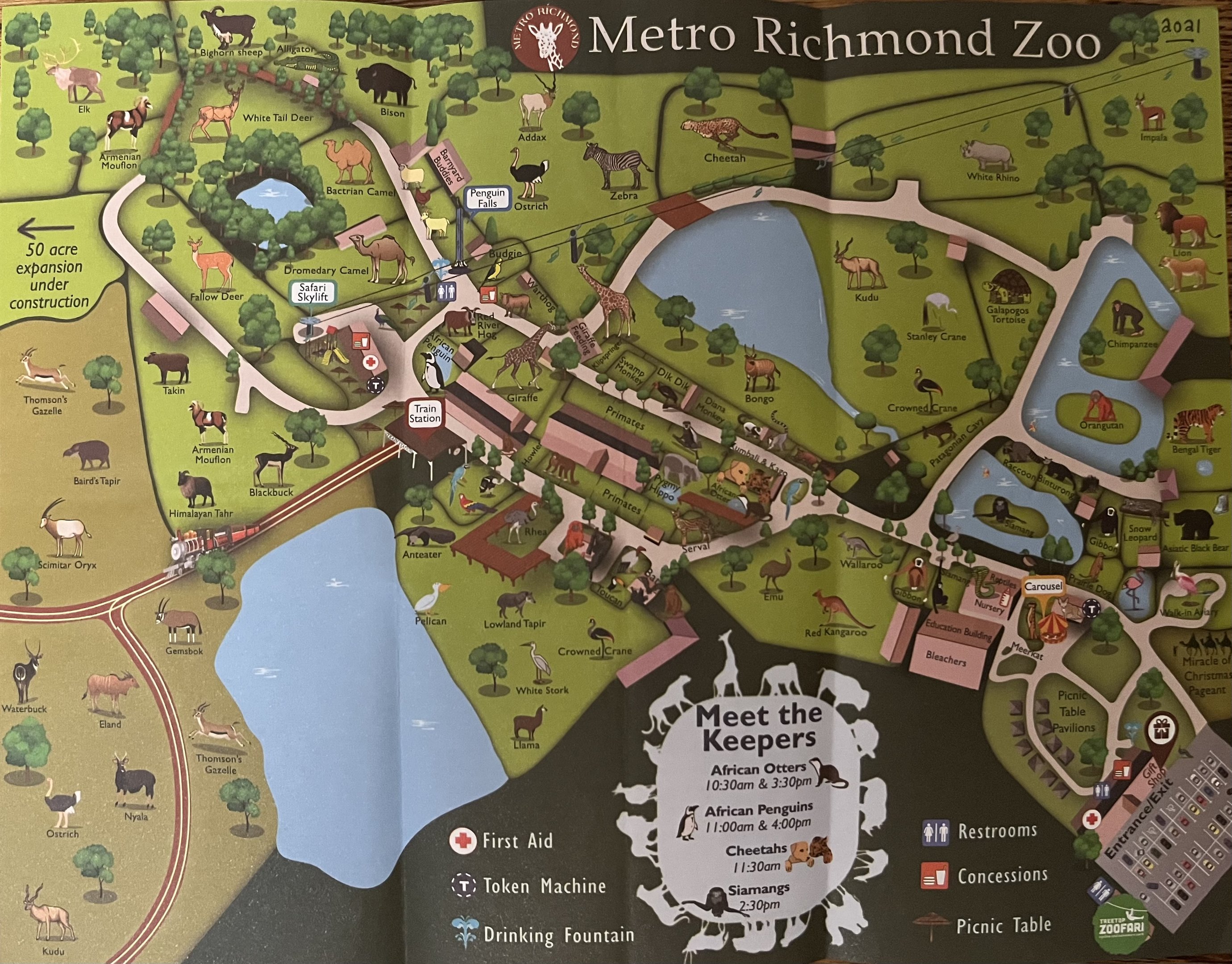 Zoo Map - 2021