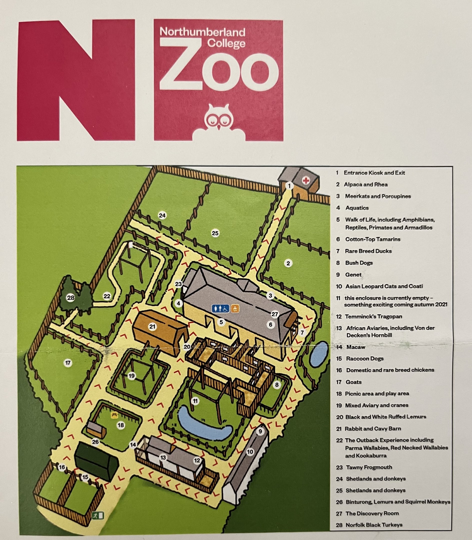 Zoo Map - 2021?