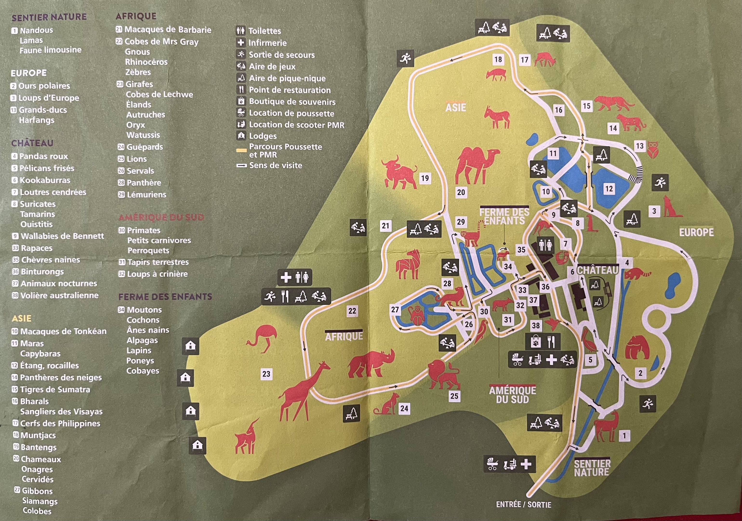 Zoo Map - 2021