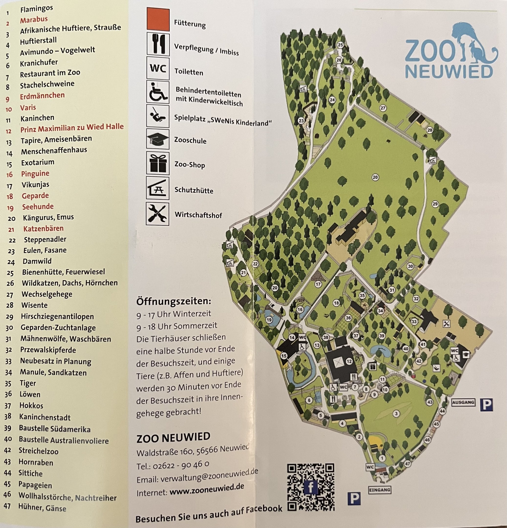Zoo Map - 2022