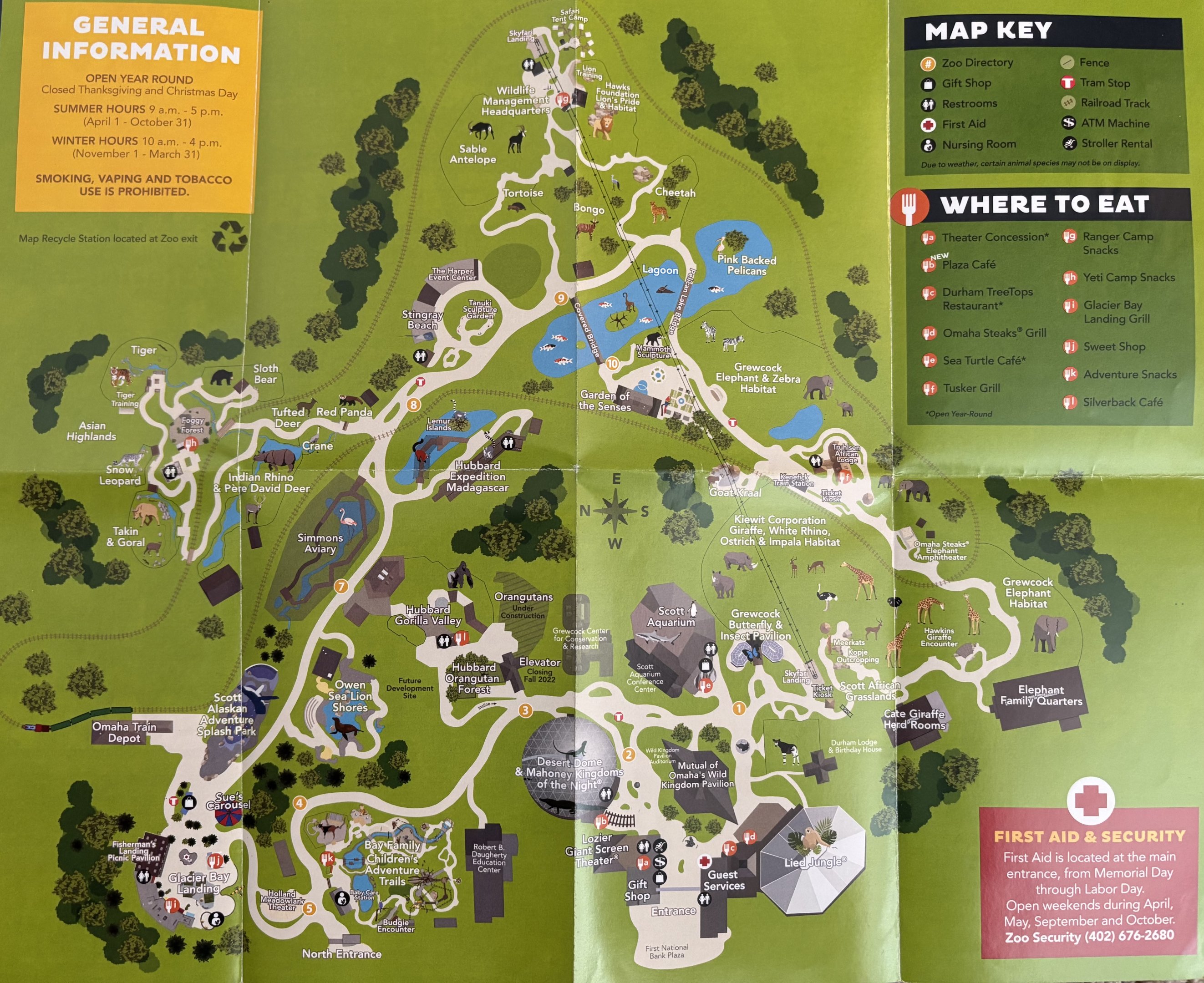 Zoo Map - 2022