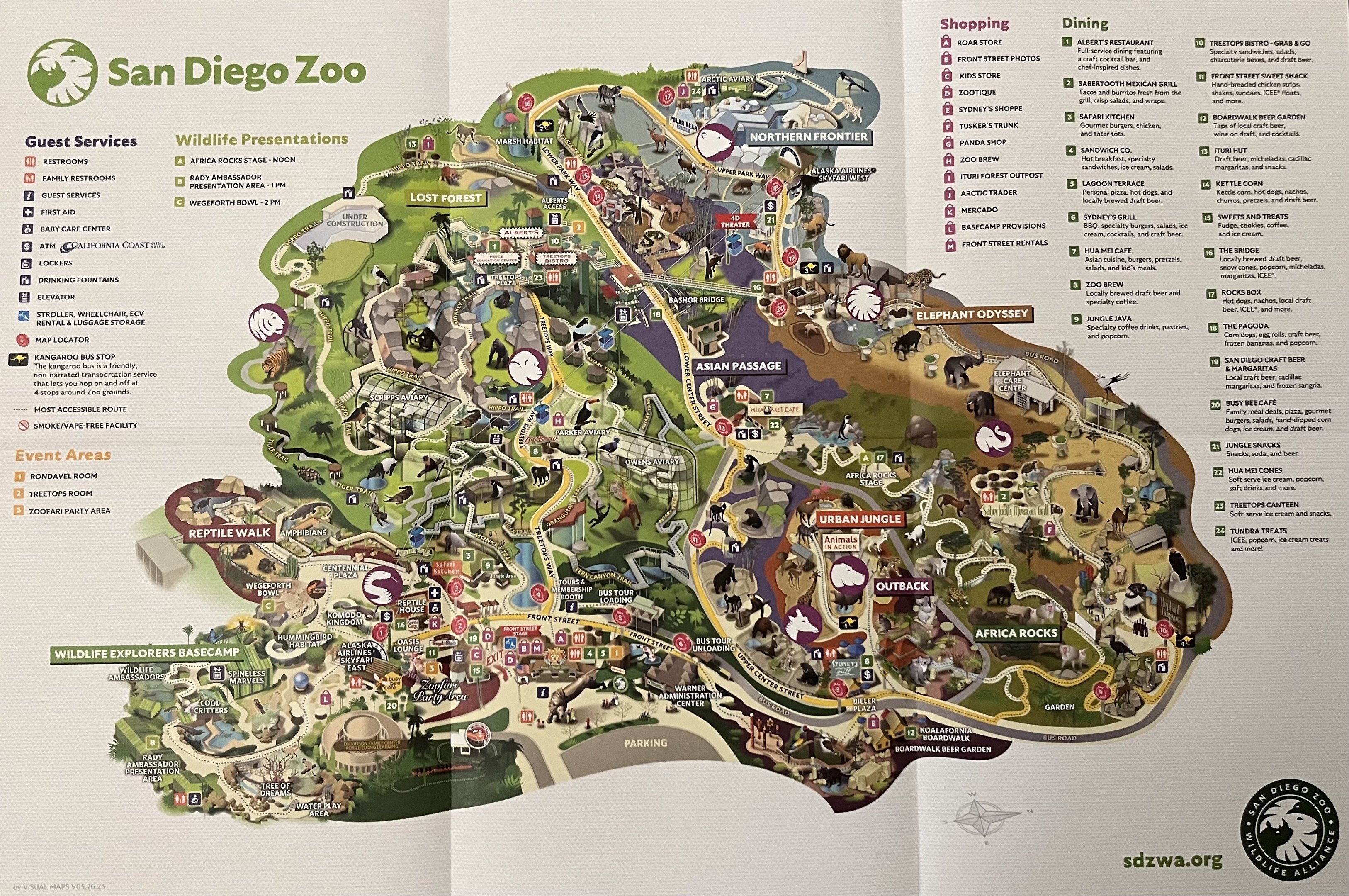 Zoo Map - 2023