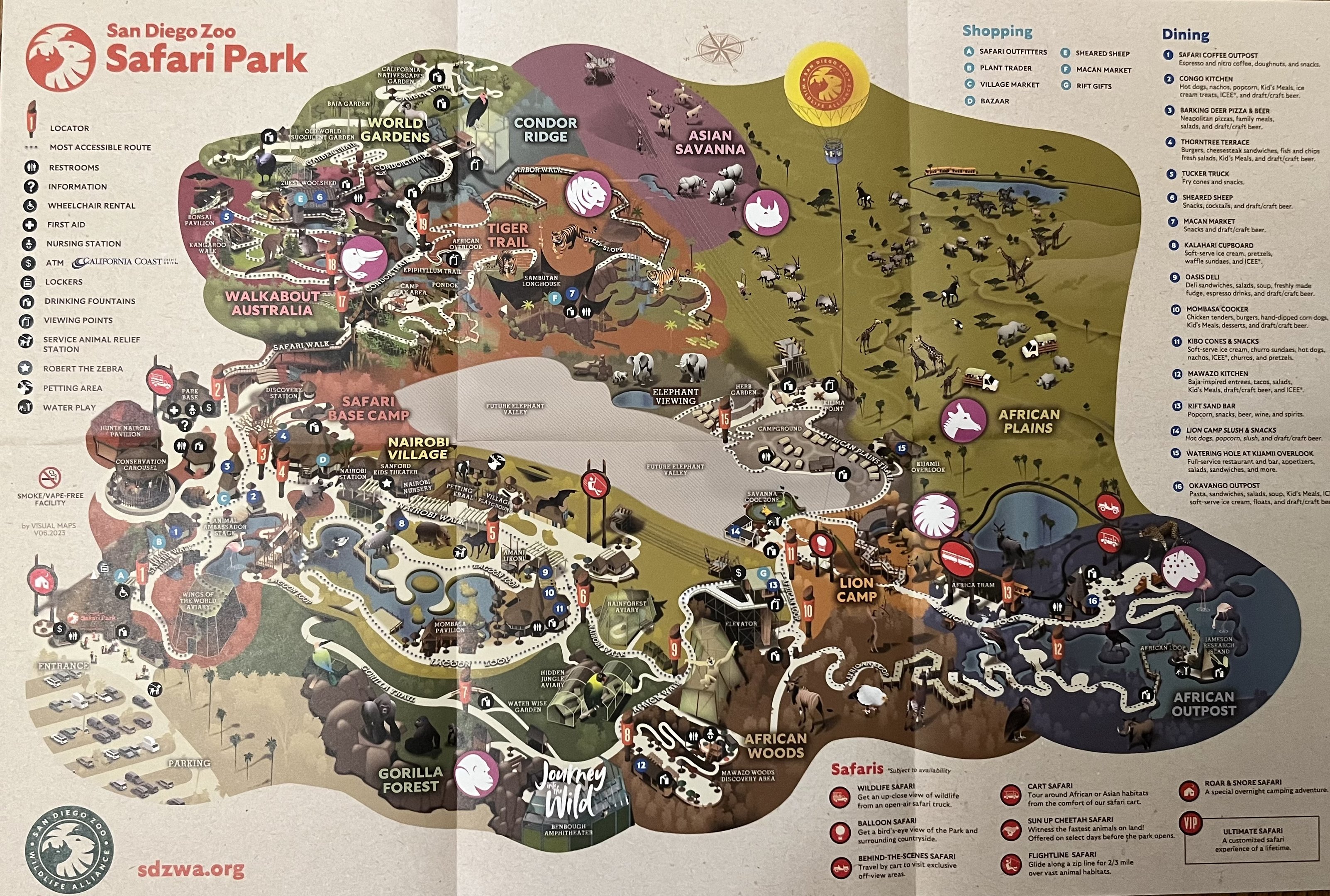 Zoo Map - 2023