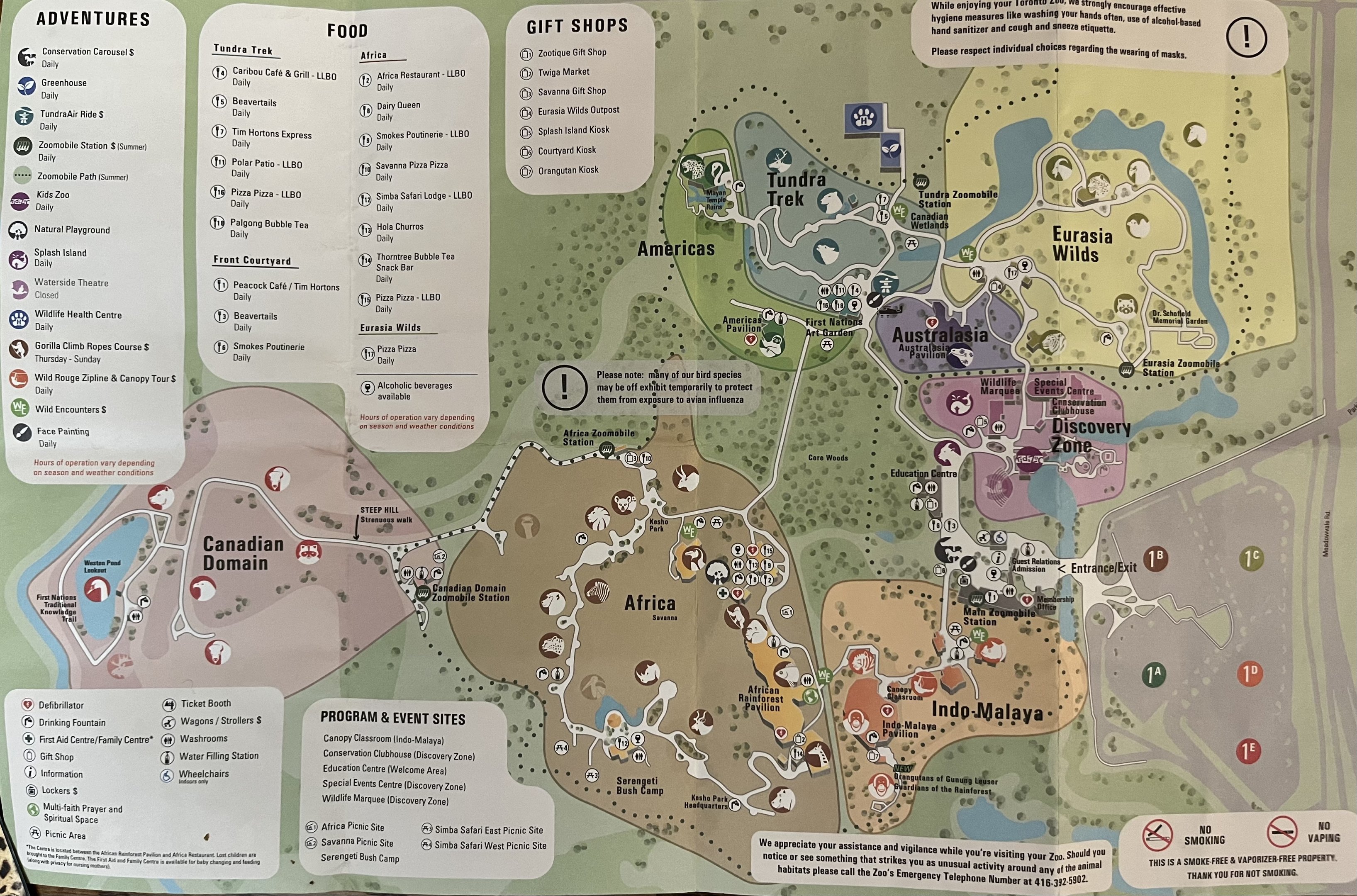Zoo Map - 2023