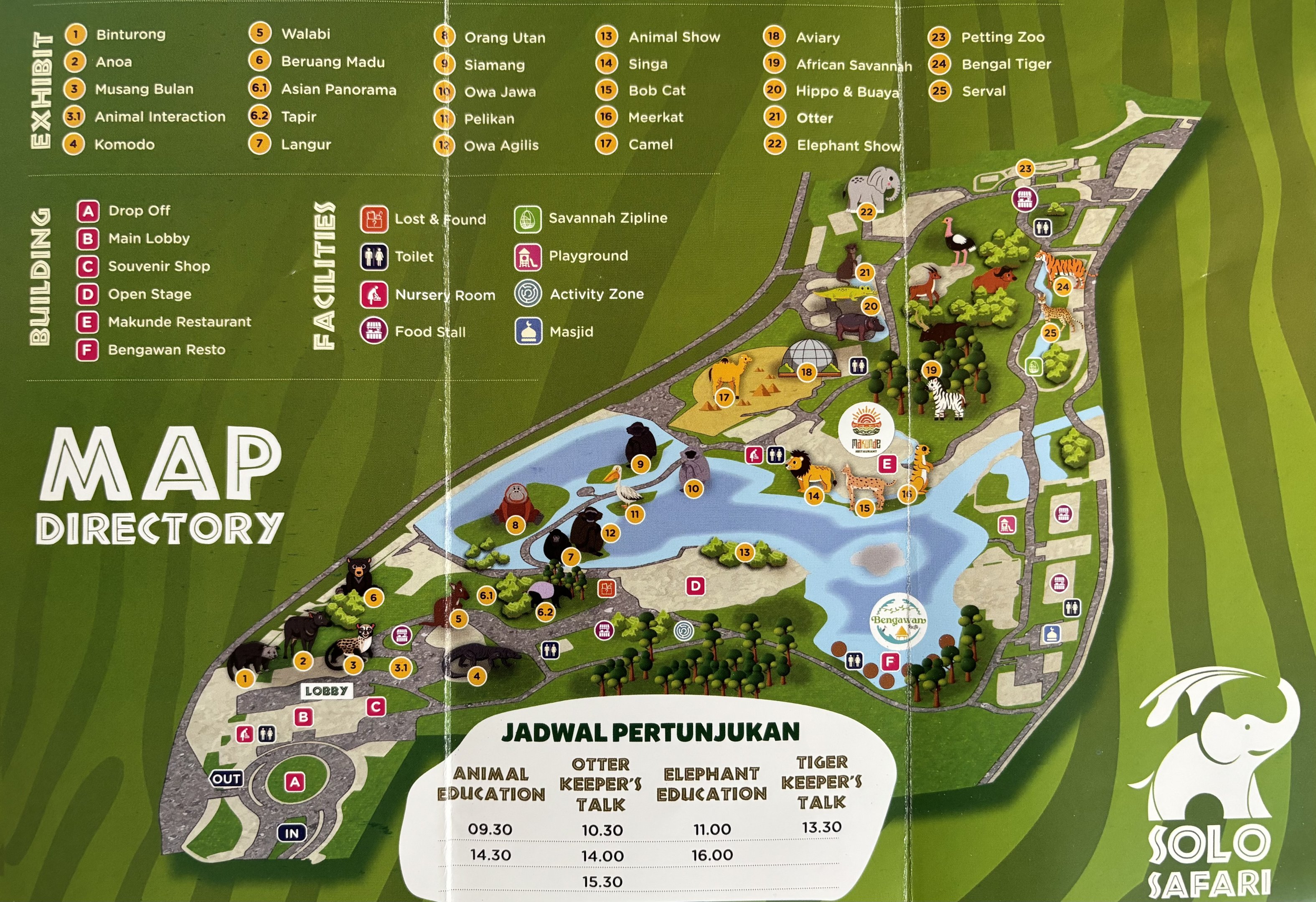 Zoo Map - 2024 - Solo Safari
