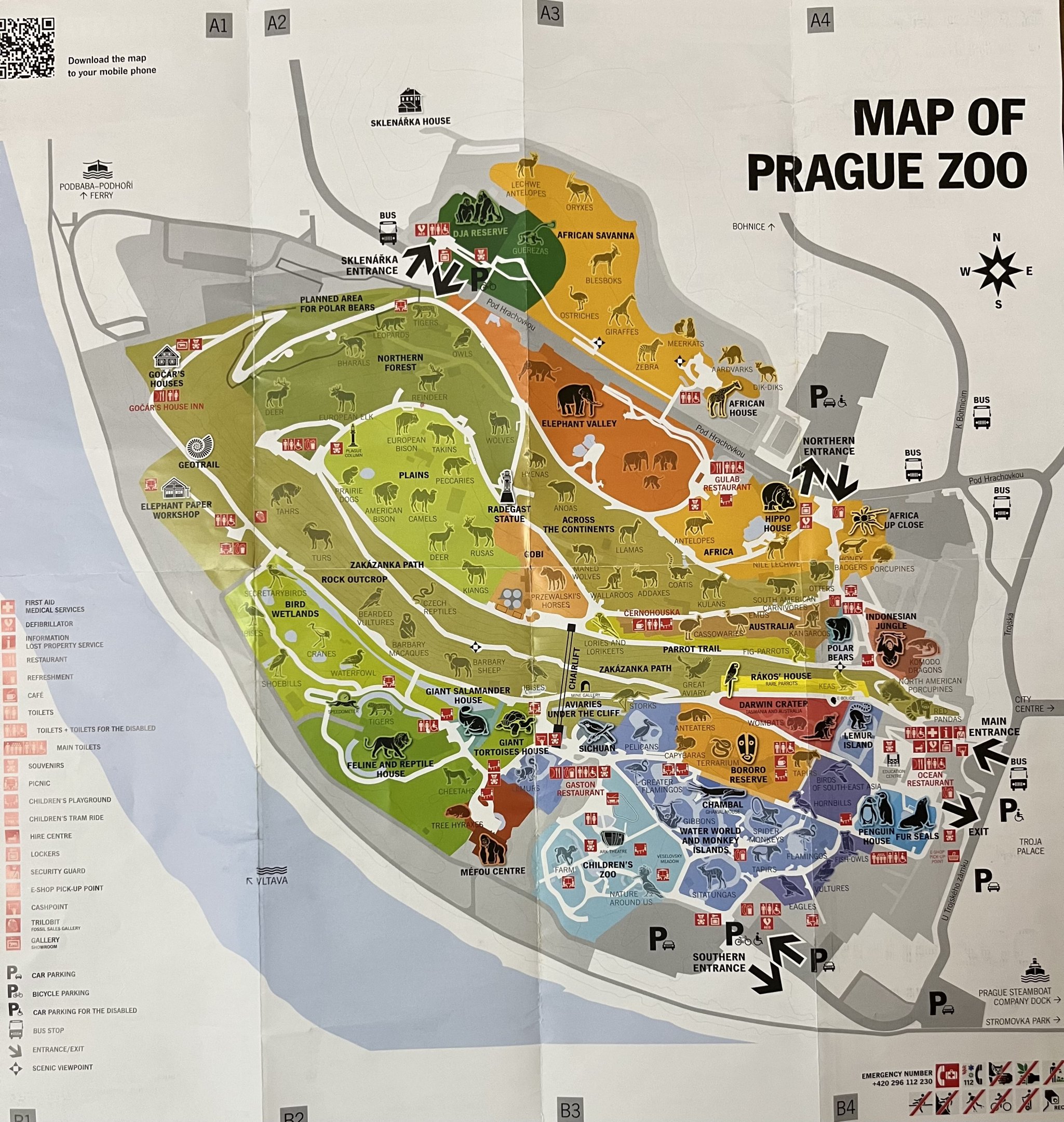 Zoo Map - 2024