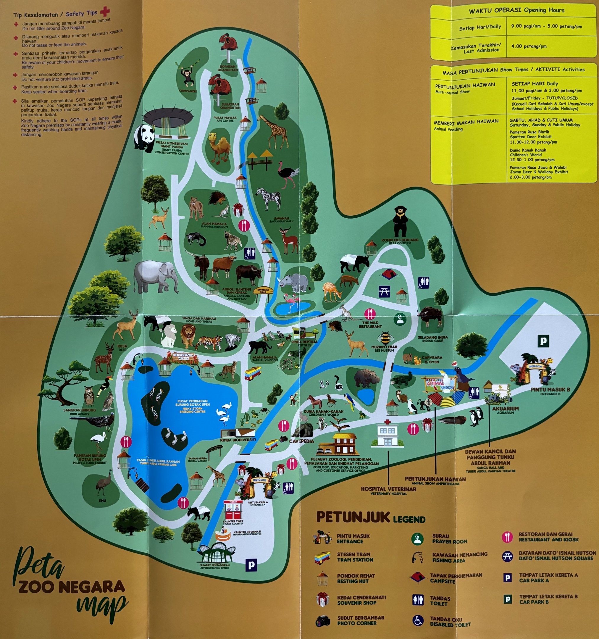 Zoo Map - 2024