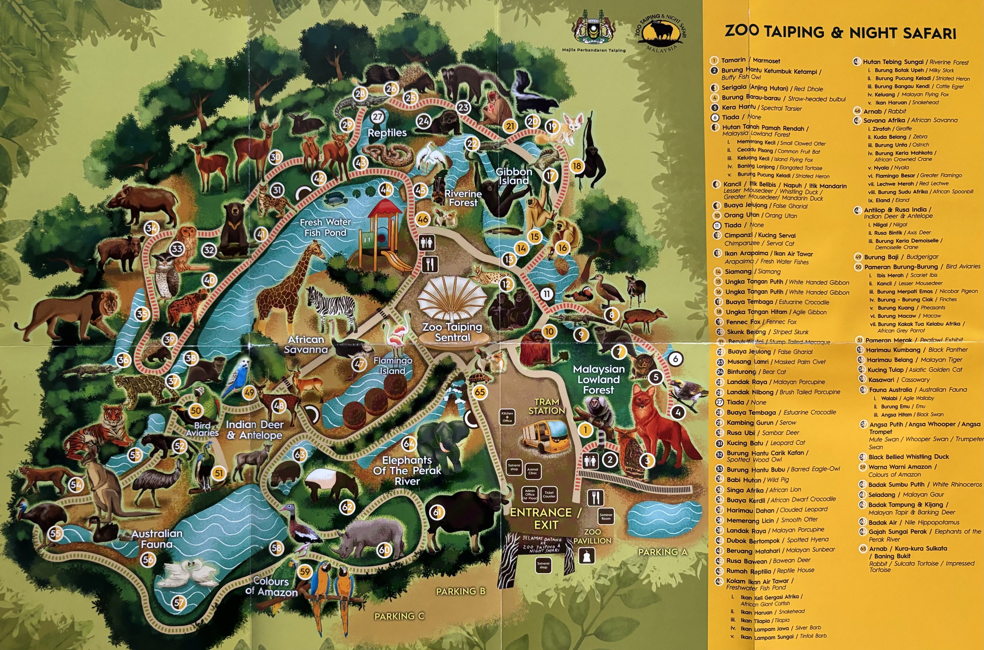 Zoo Map - 2024