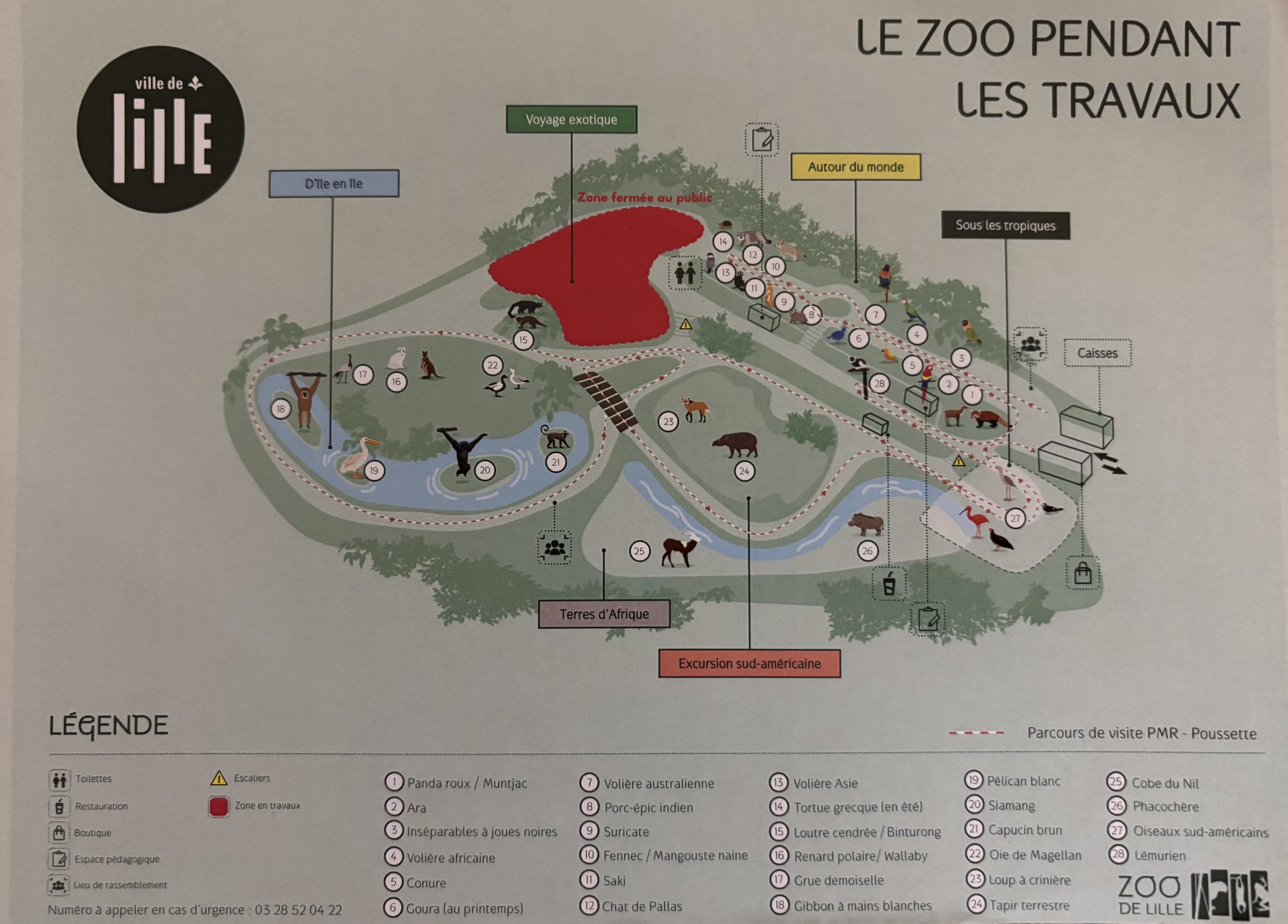 Zoo Map - 2024