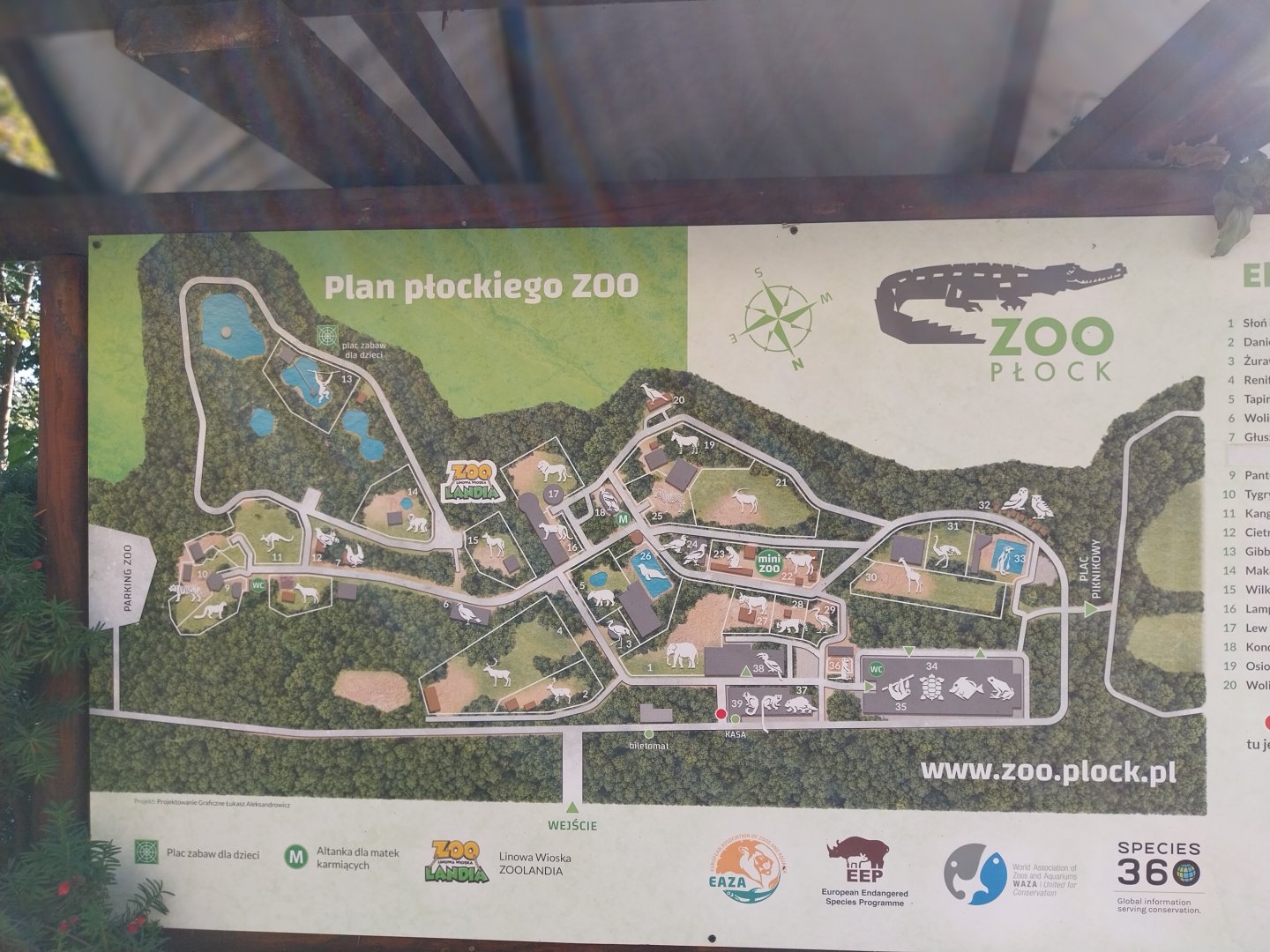 Zoo map 2024