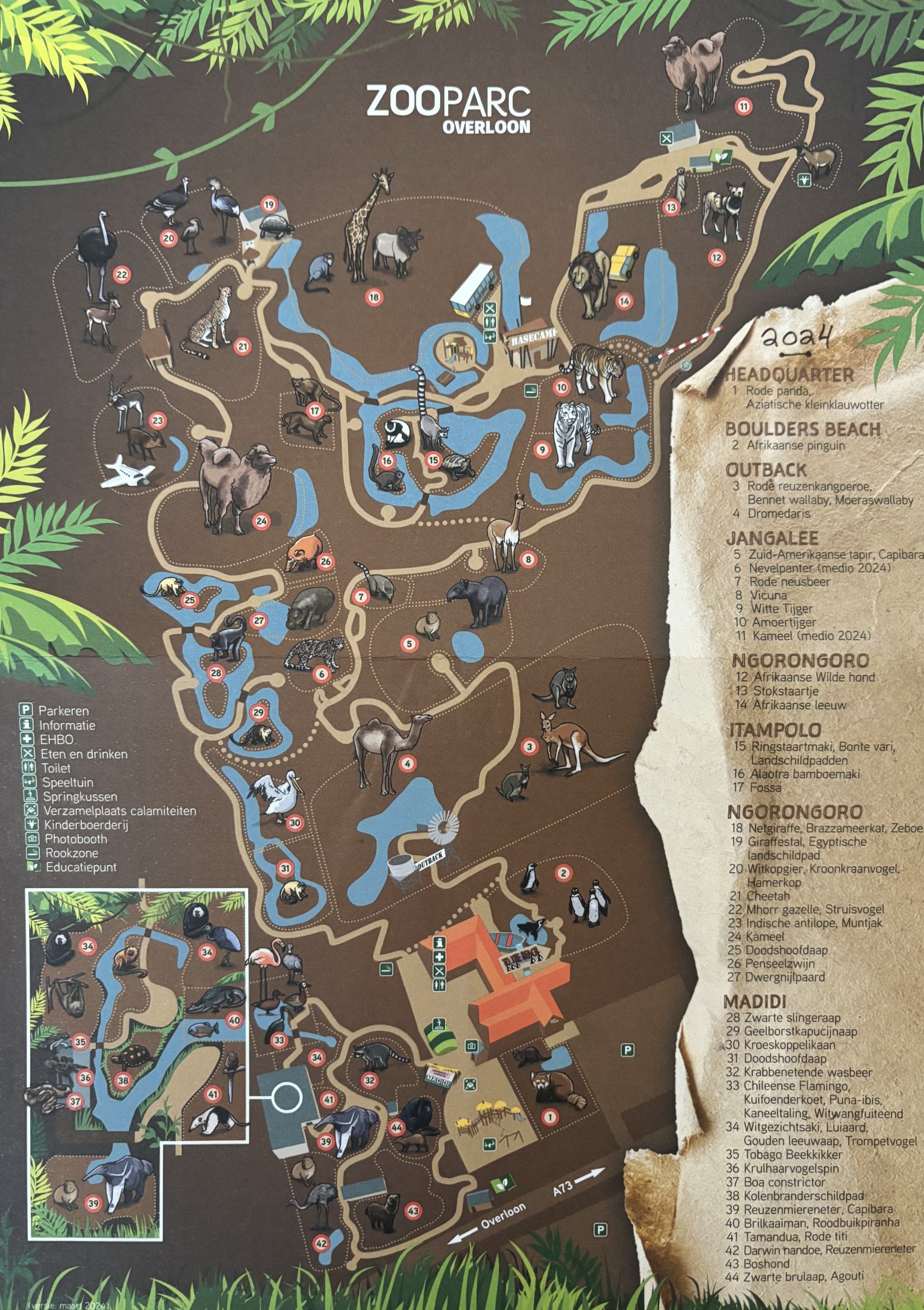 Zoo Map - 2024