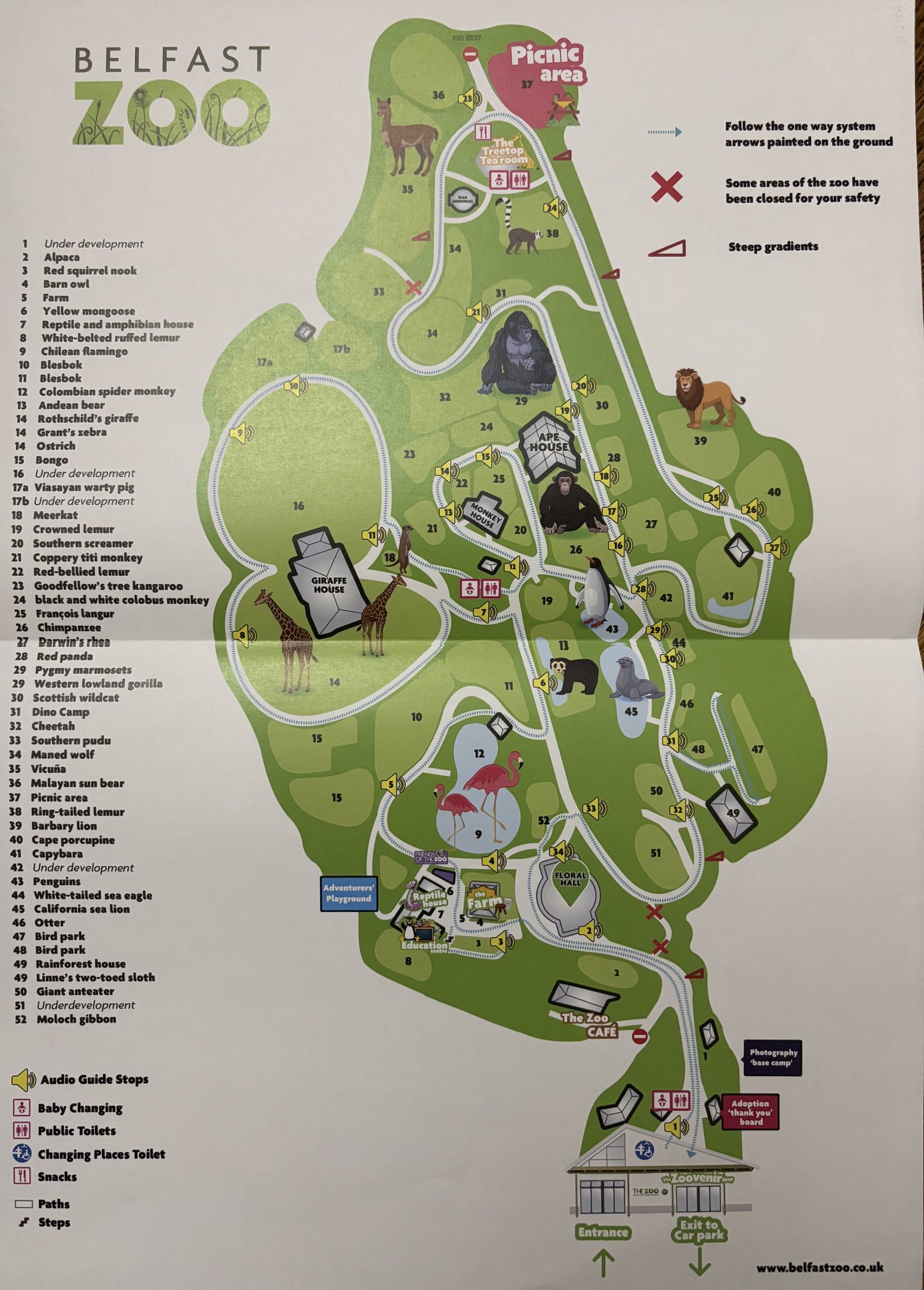 Zoo Map - 2024