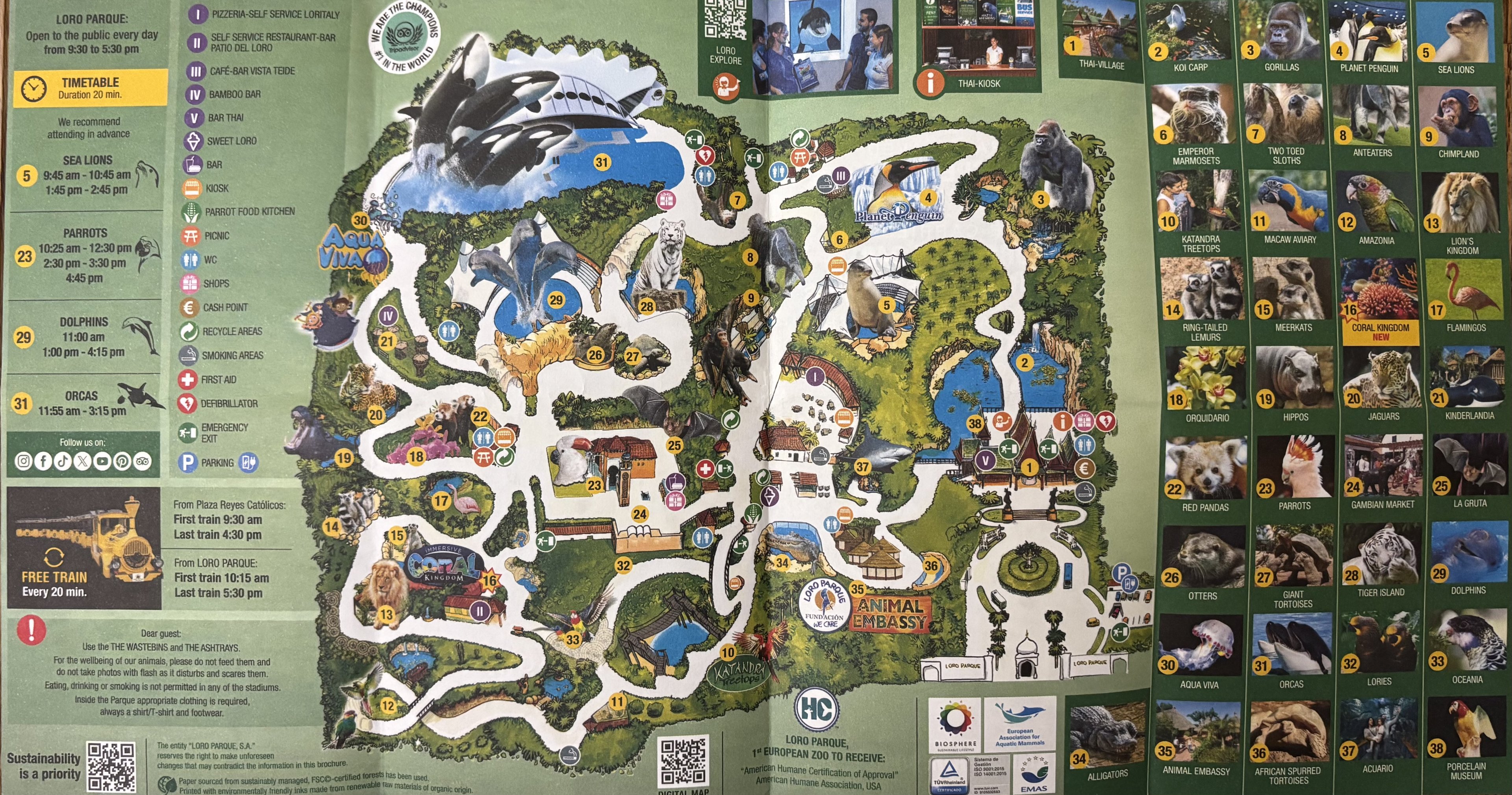 Zoo Map - 2024