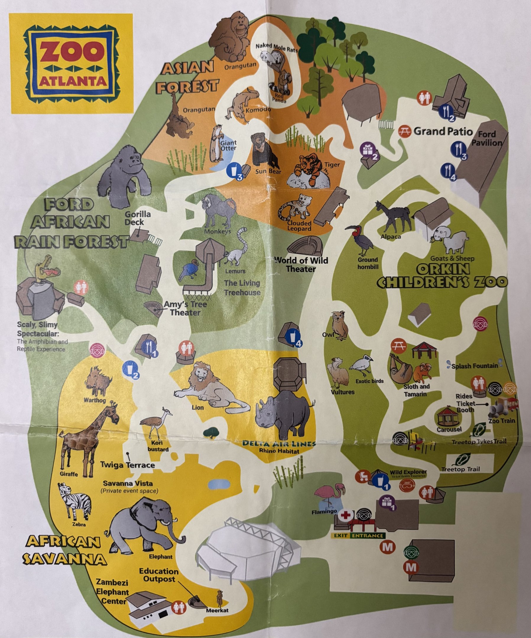 Zoo Map - 2025