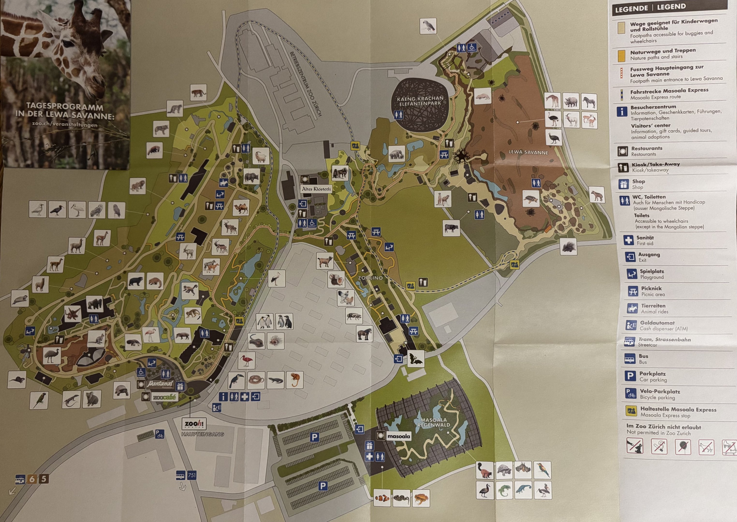 Zoo Map - April 2021