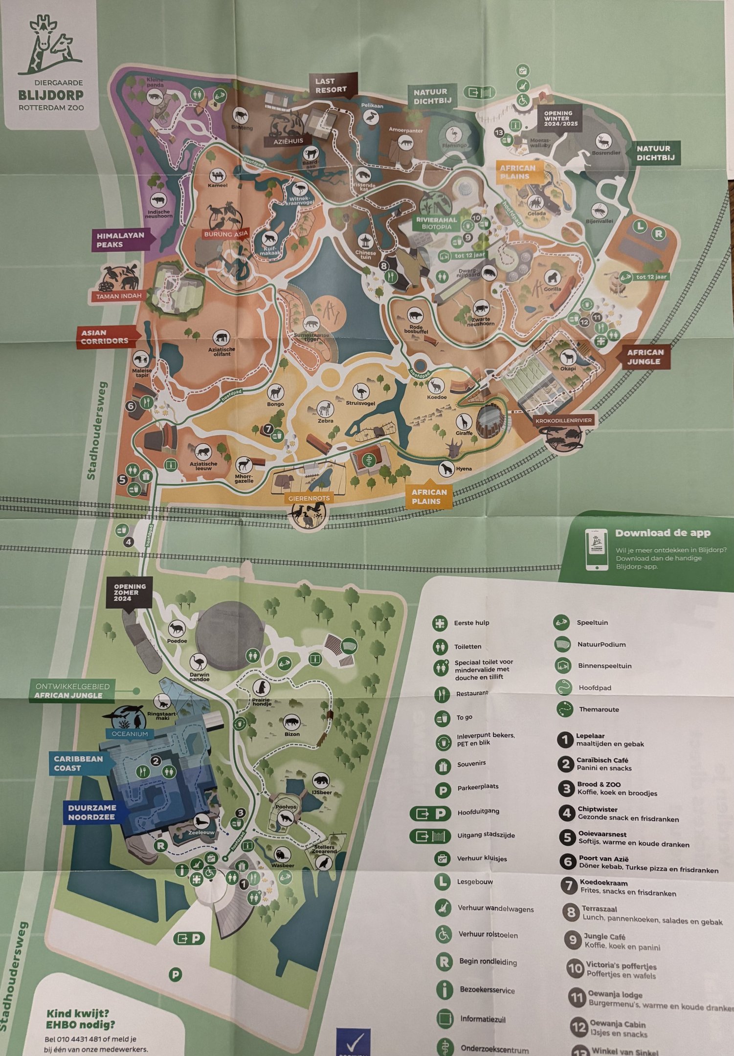 Zoo Map - April 2024