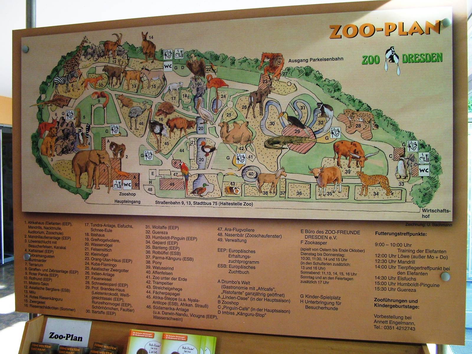 Zoo Map at Dresden, 29/08/12