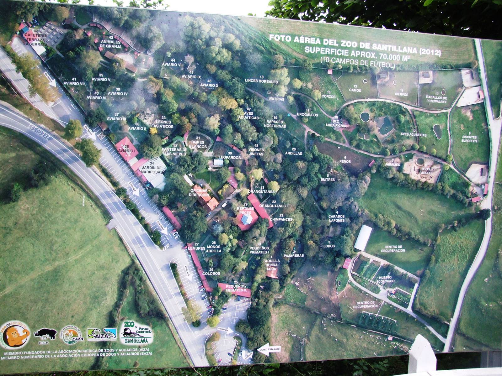 Zoo Map at Santillana del Mar, 13/06/15