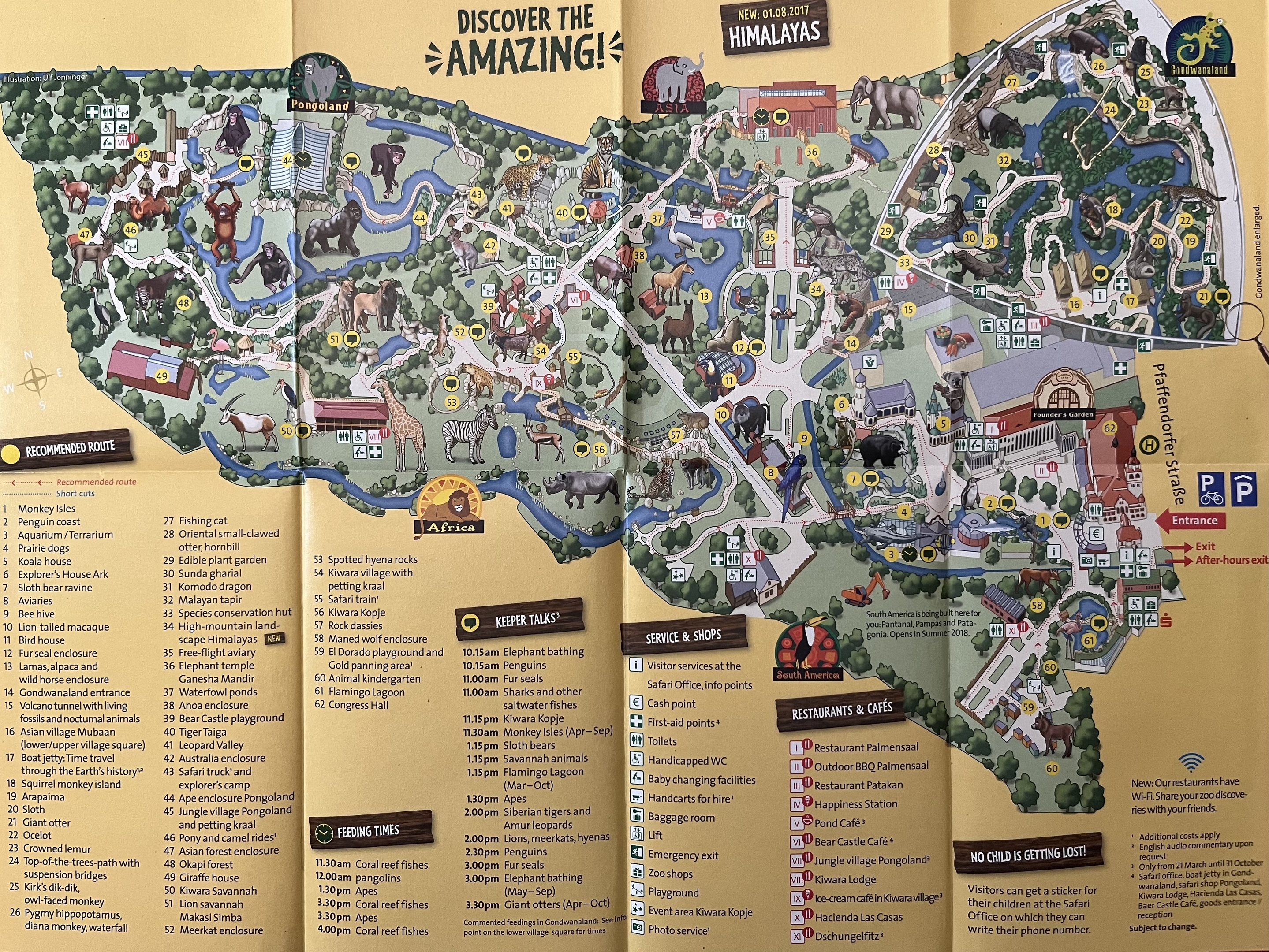 Zoo Map - August 2017