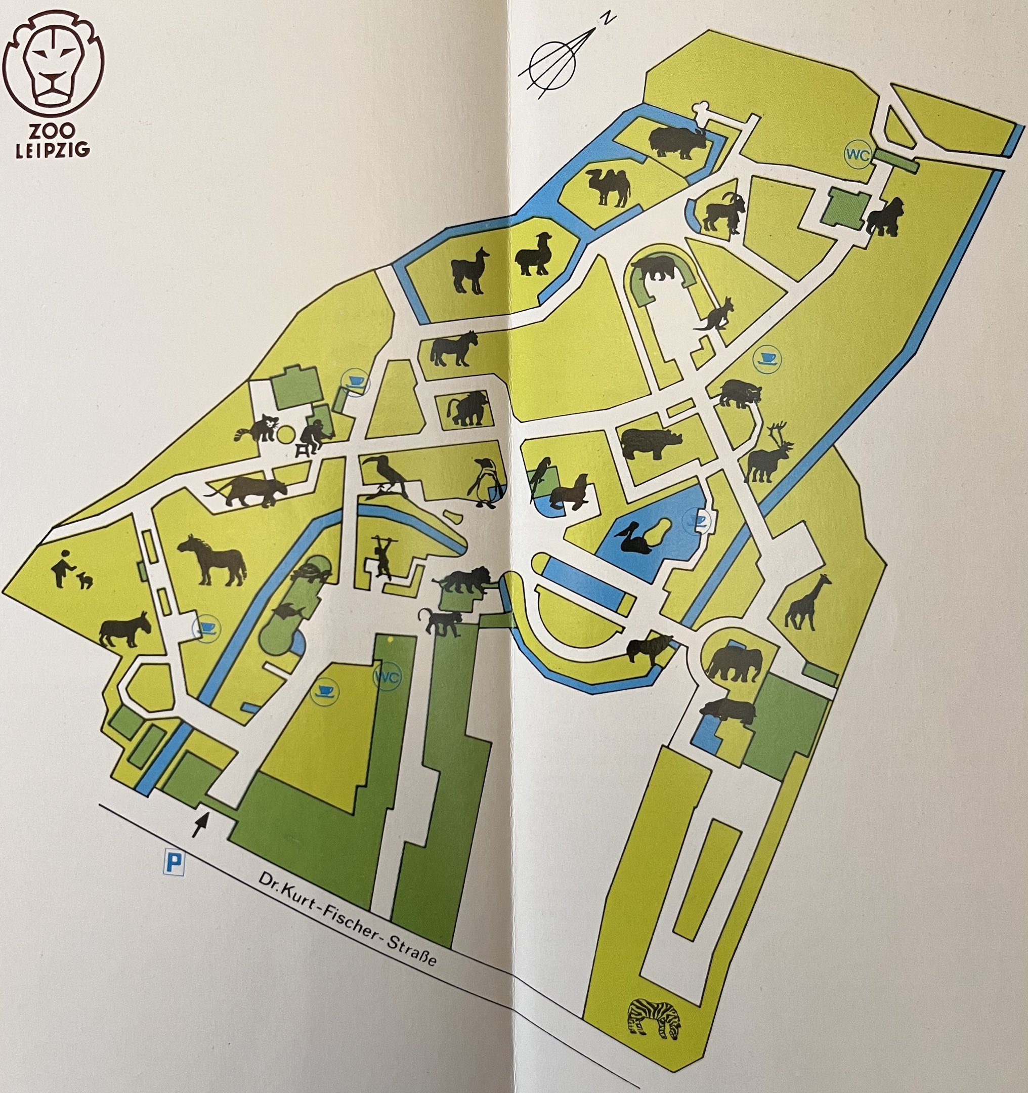 Zoo Map - circa 1994?