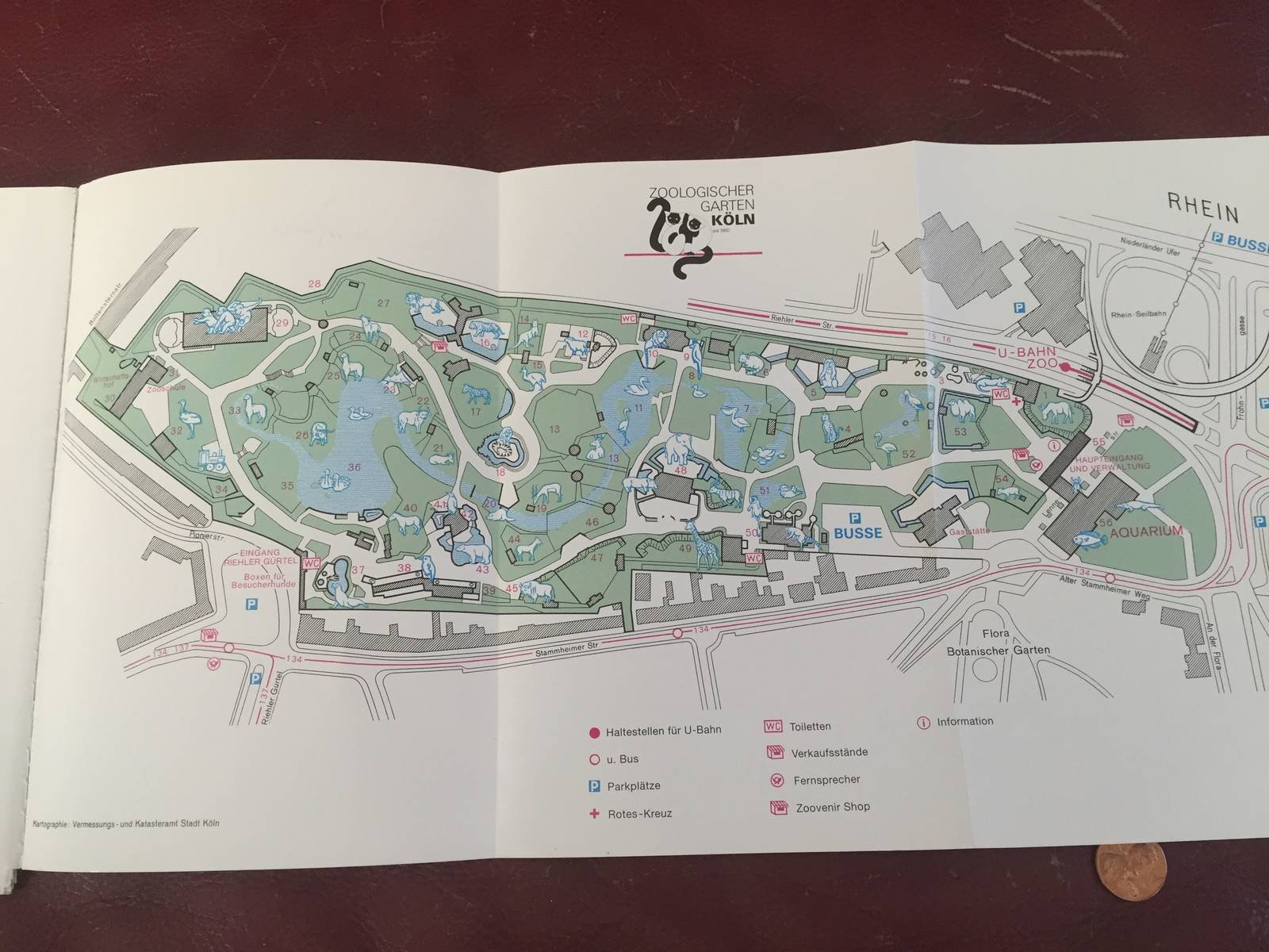 Zoo Map circa 2001