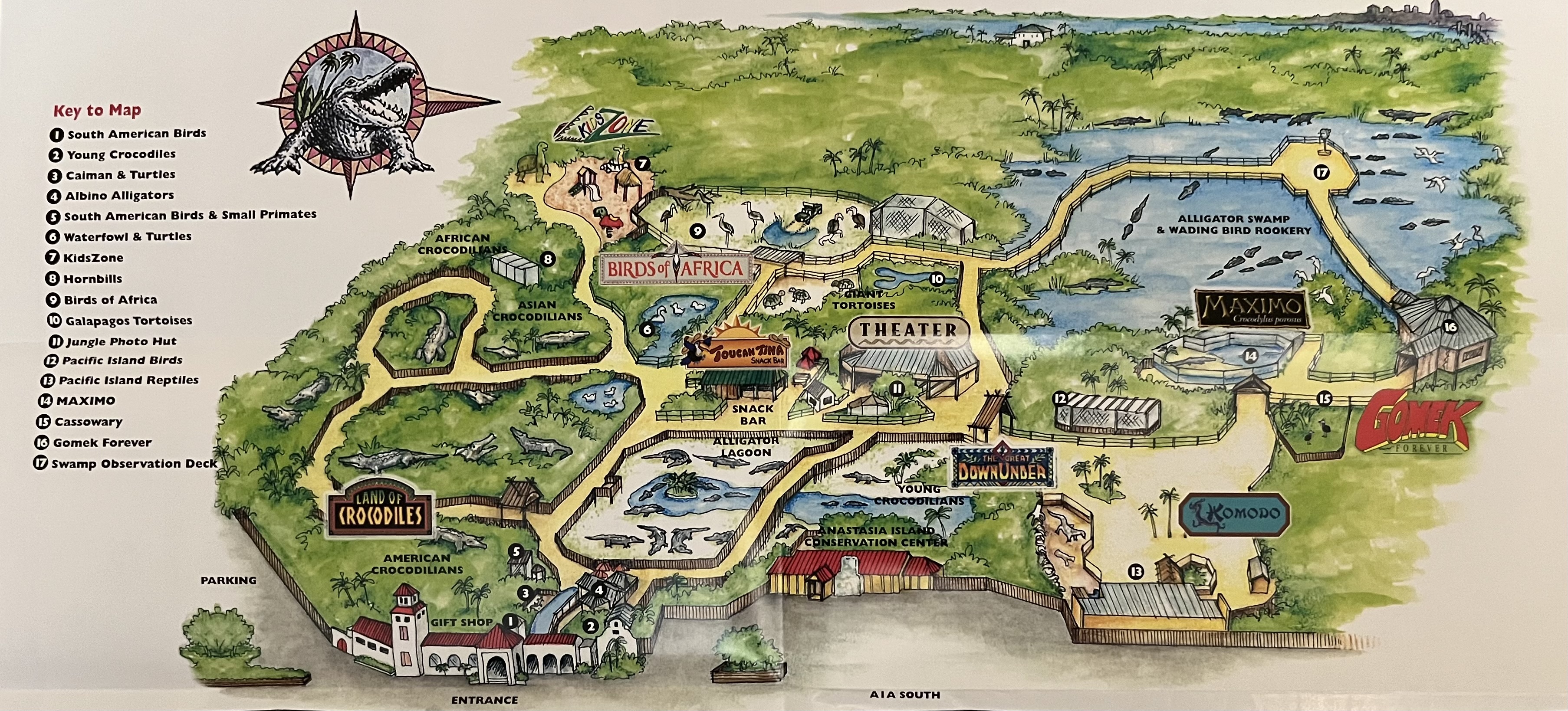 Zoo Map - circa 2010