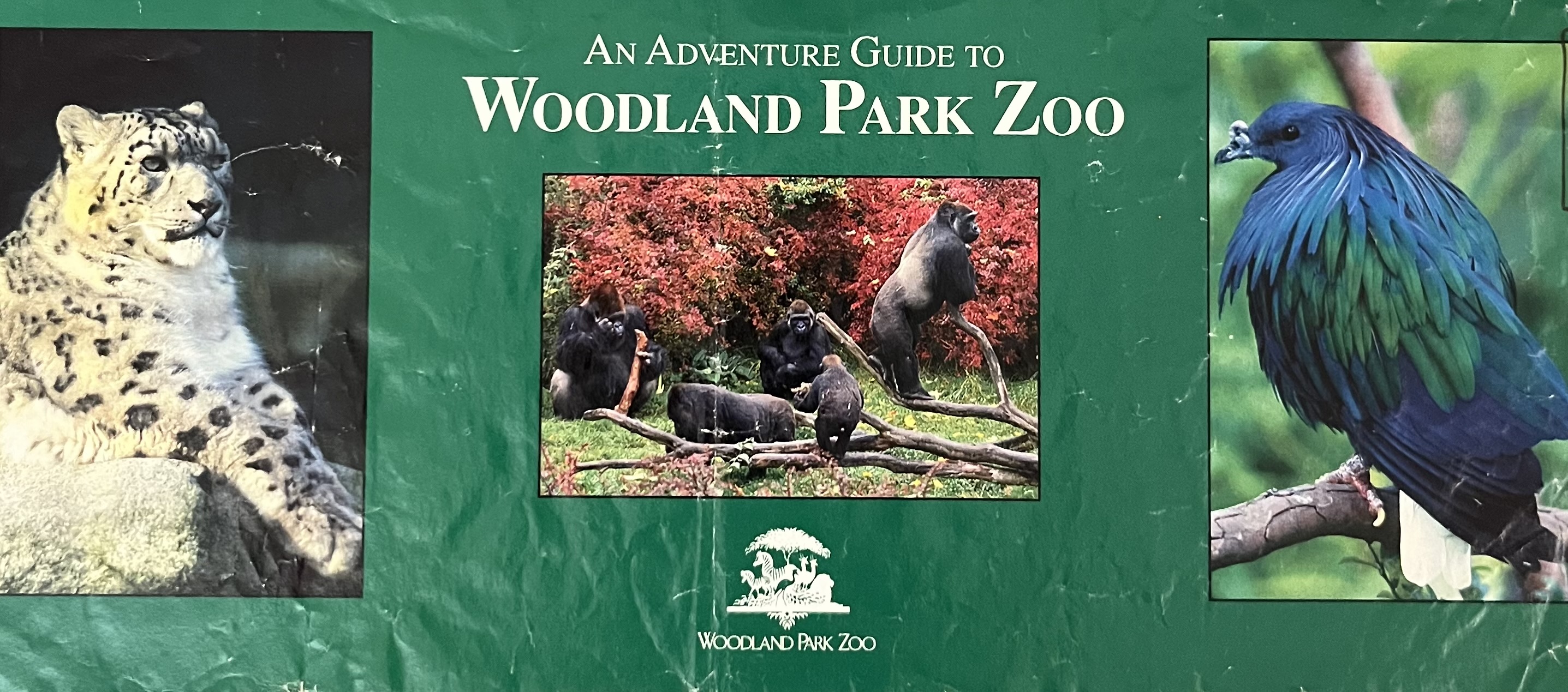 Zoo Map Cover - 1994