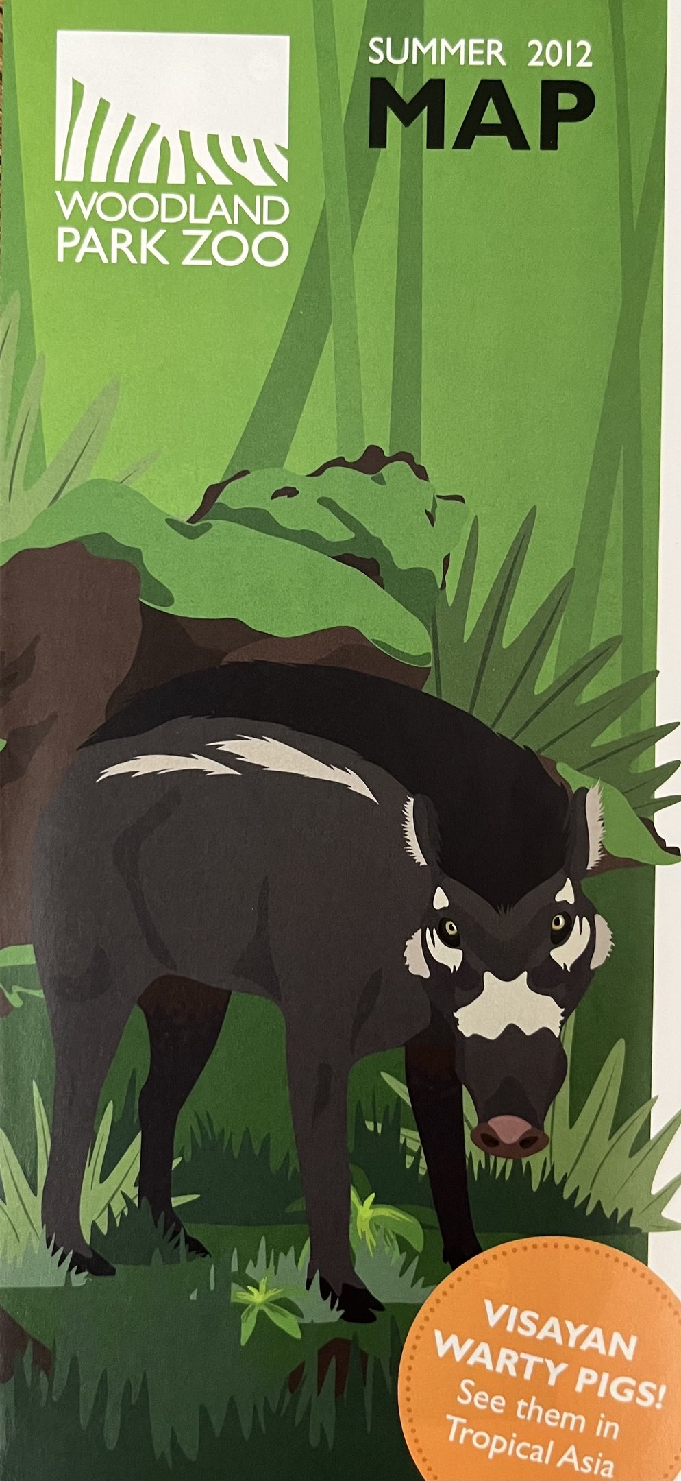 Zoo Map Cover - Summer 2012