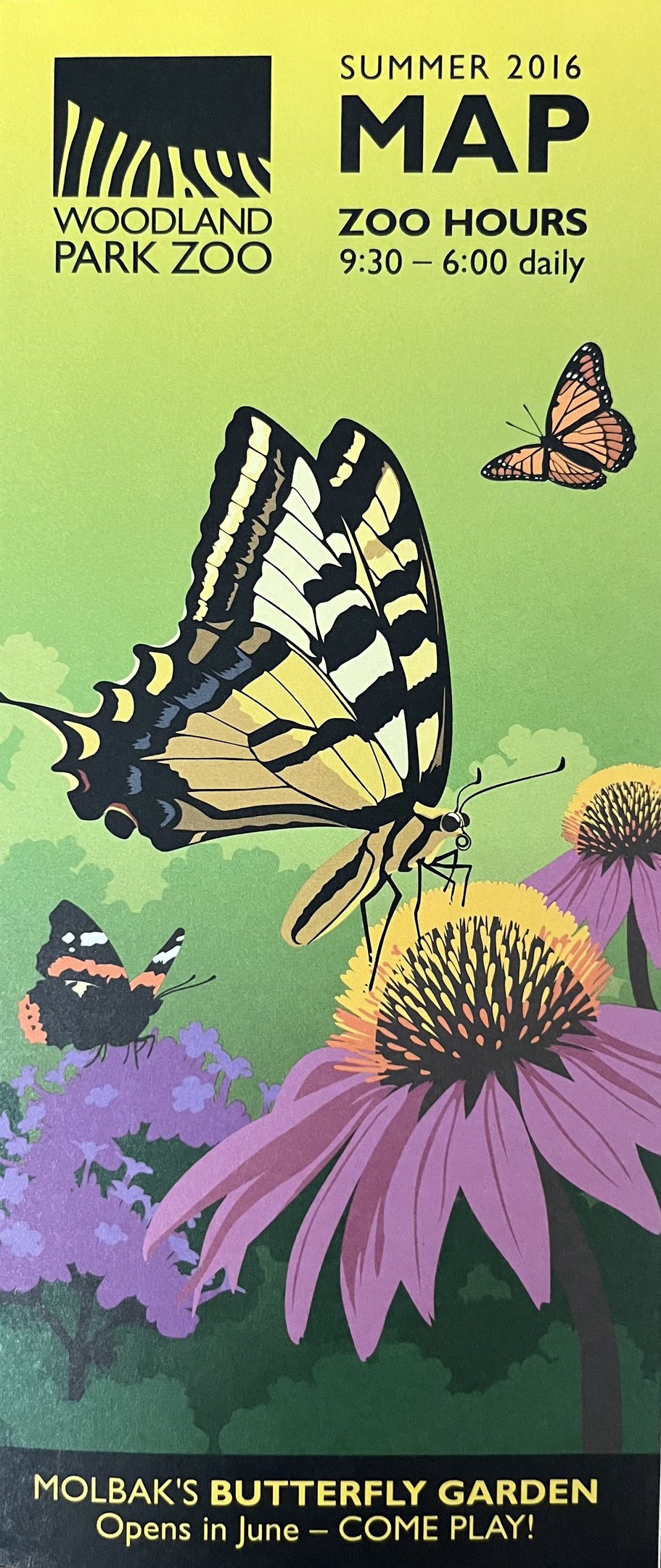 Zoo Map Cover - Summer 2016