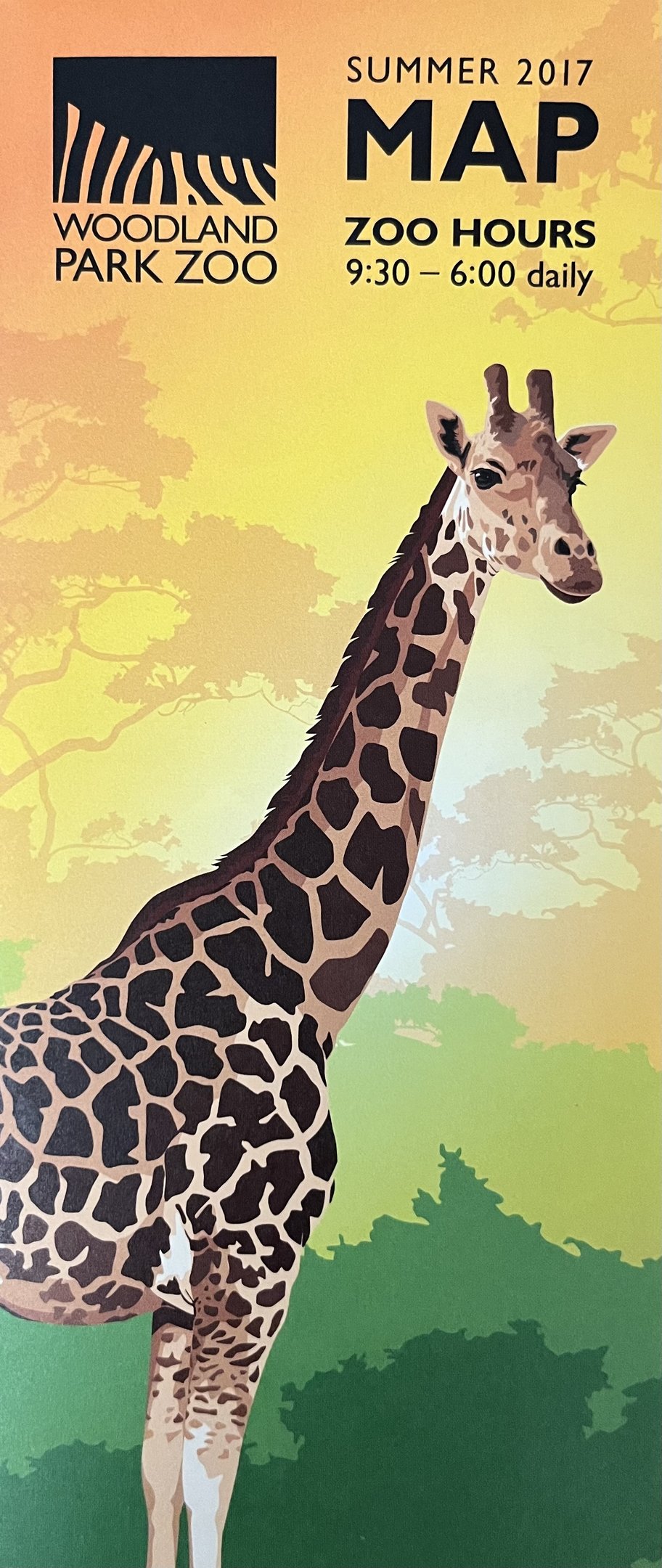 Zoo Map Cover - Summer 2017