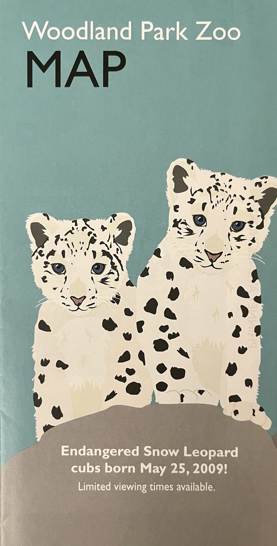 Zoo Map Cover - Winter 2009