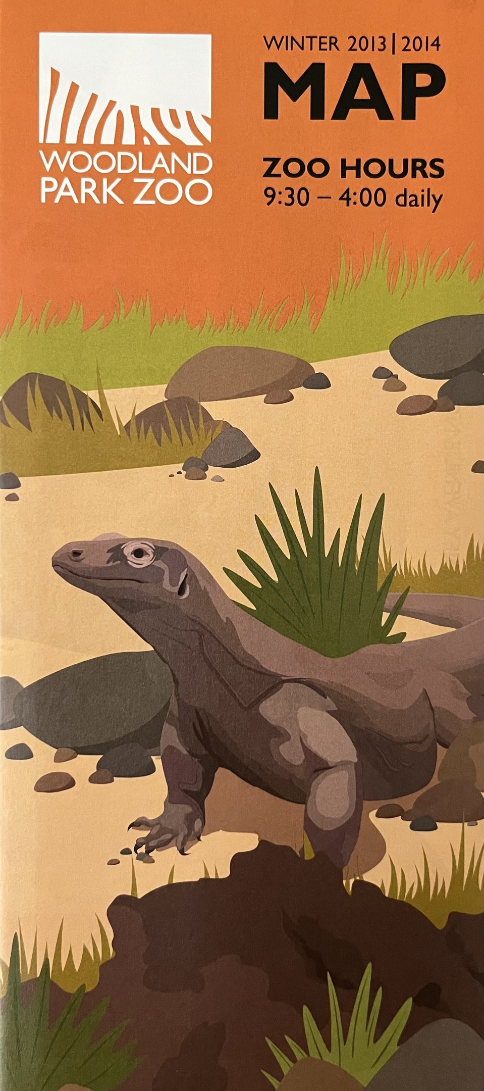 Zoo Map Cover - Winter 2013