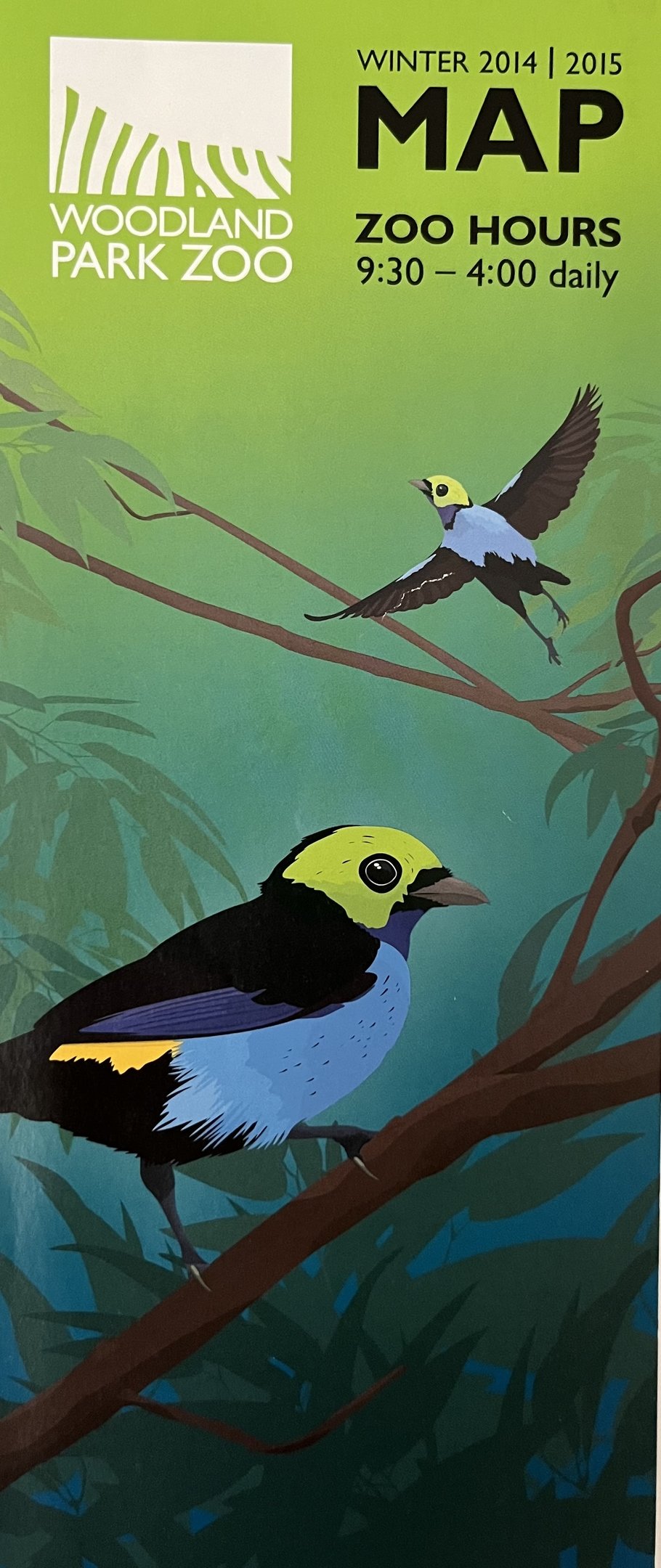 Zoo Map Cover - Winter 2014