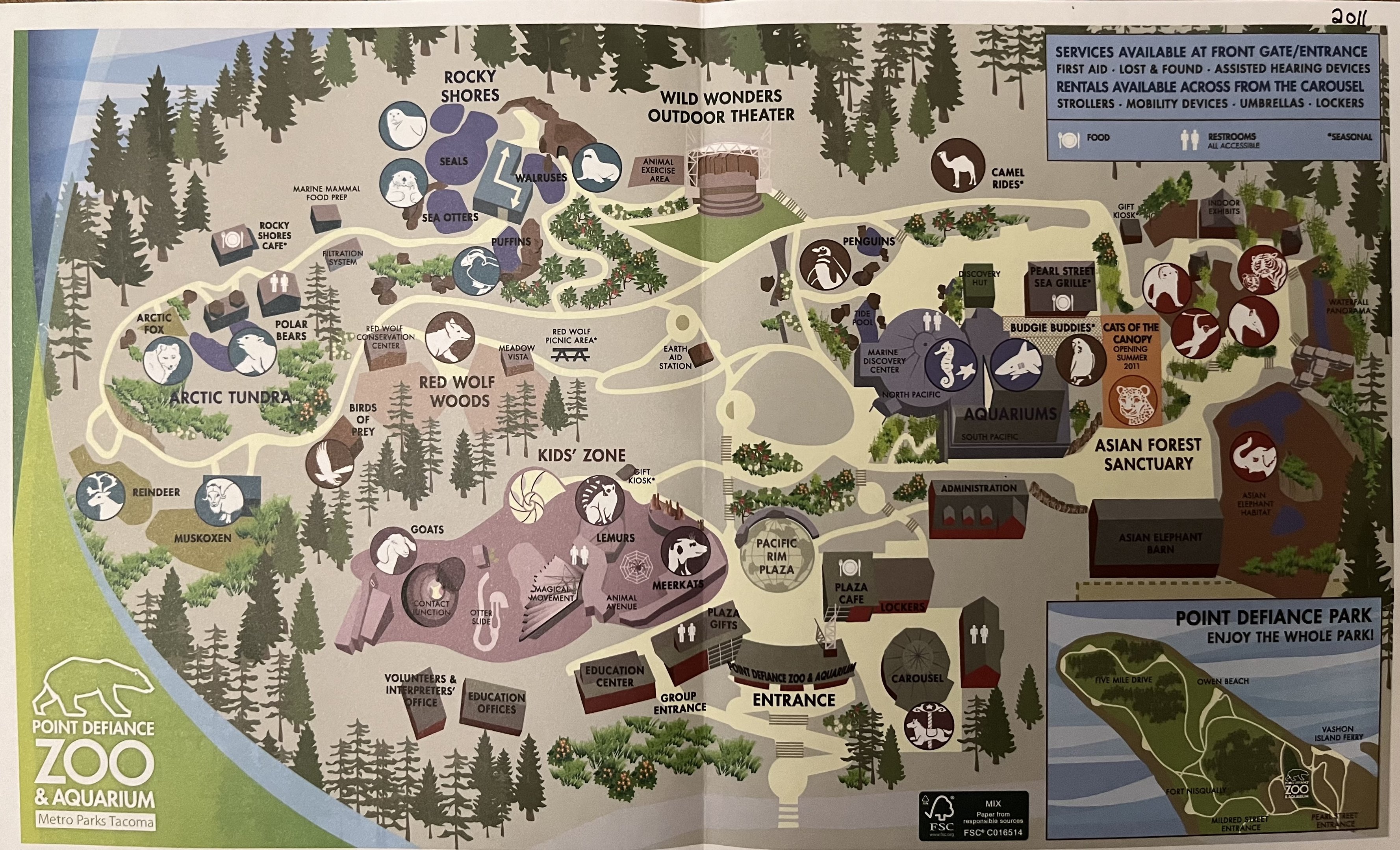 Zoo Map - Fall 2011