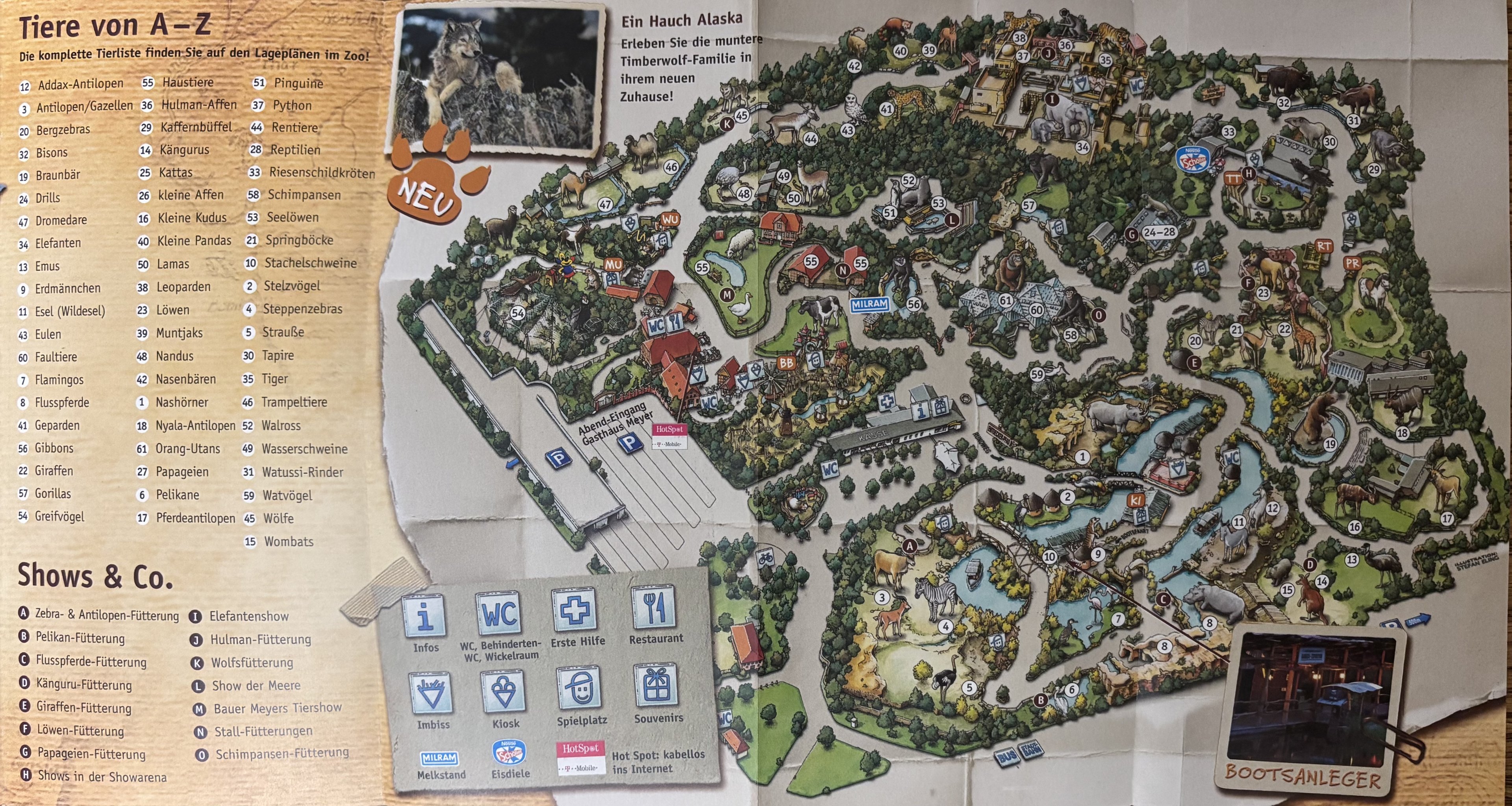 Zoo Map - February 2006