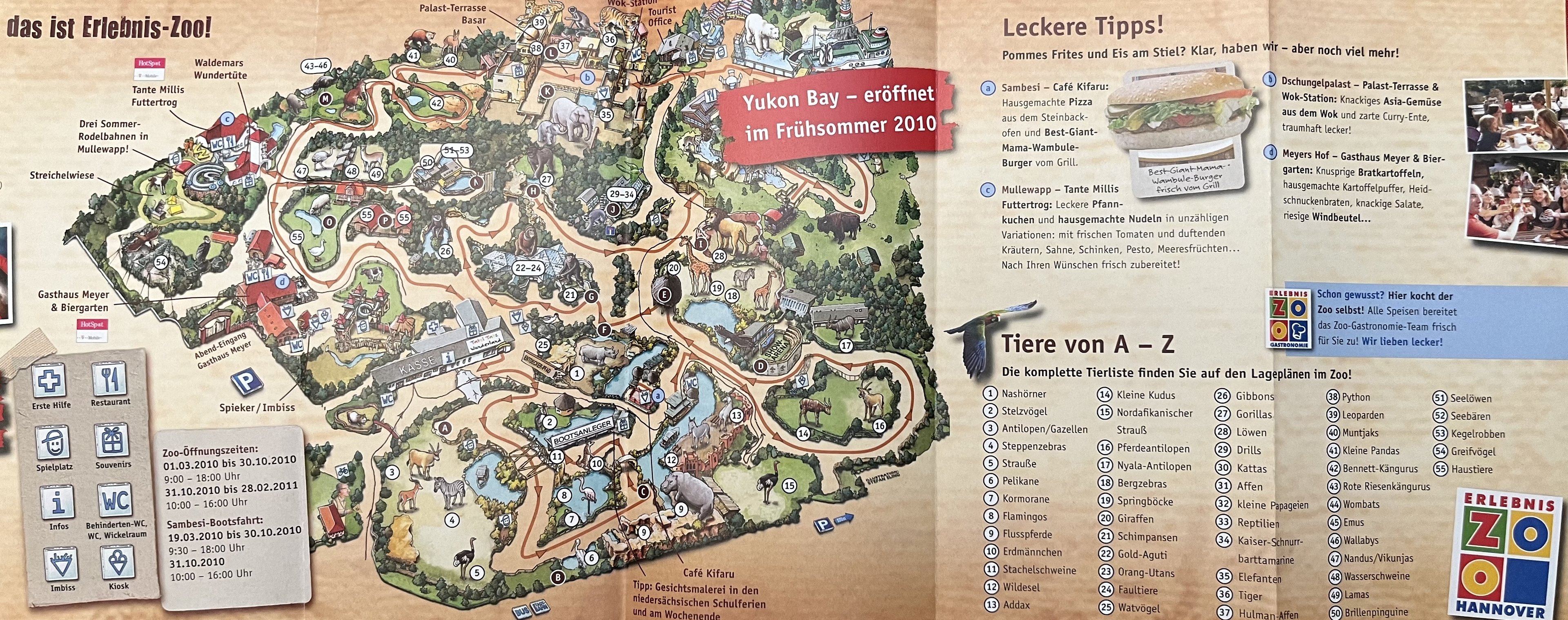 Zoo Map - February 2010