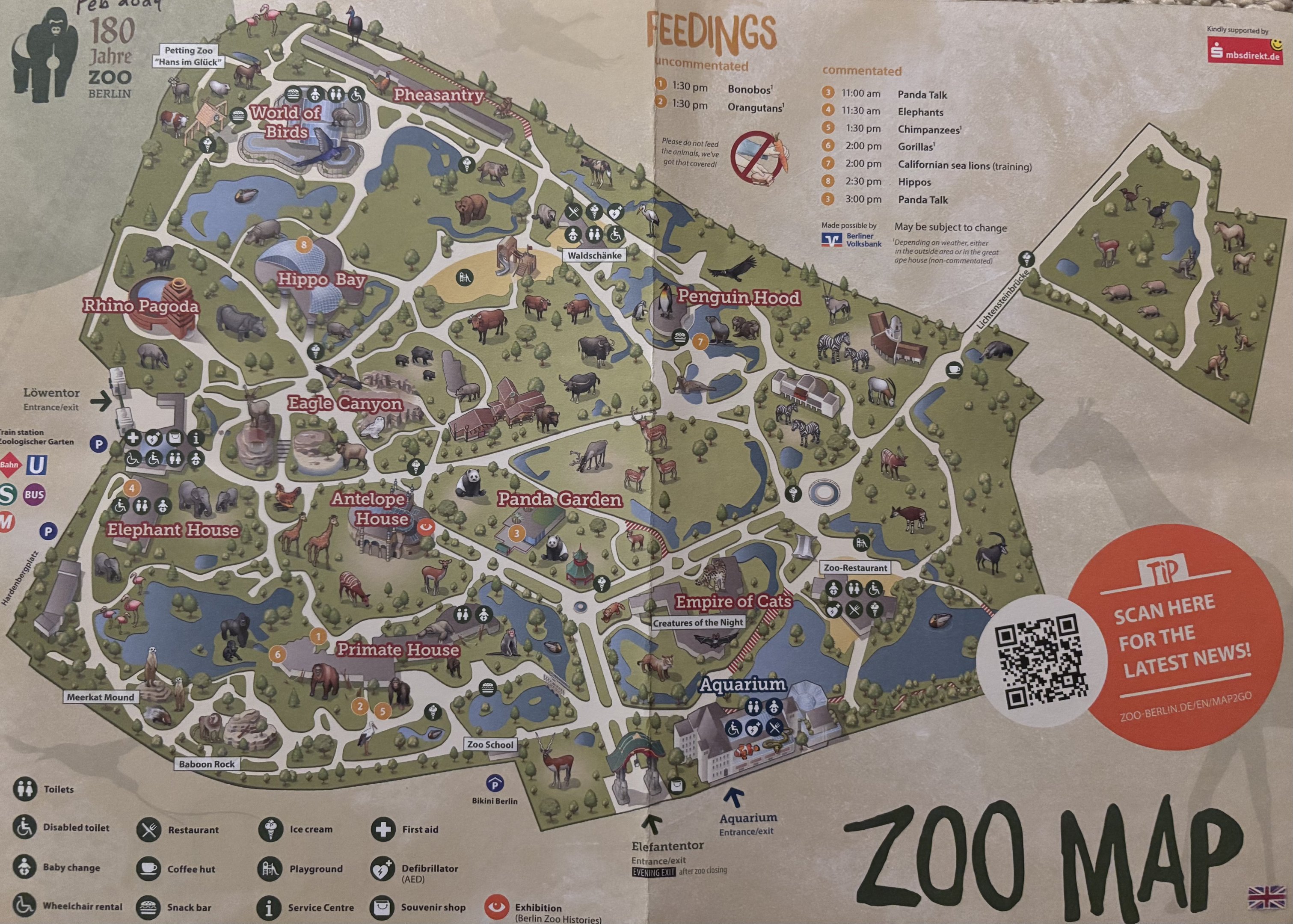 Zoo Map - February 2024