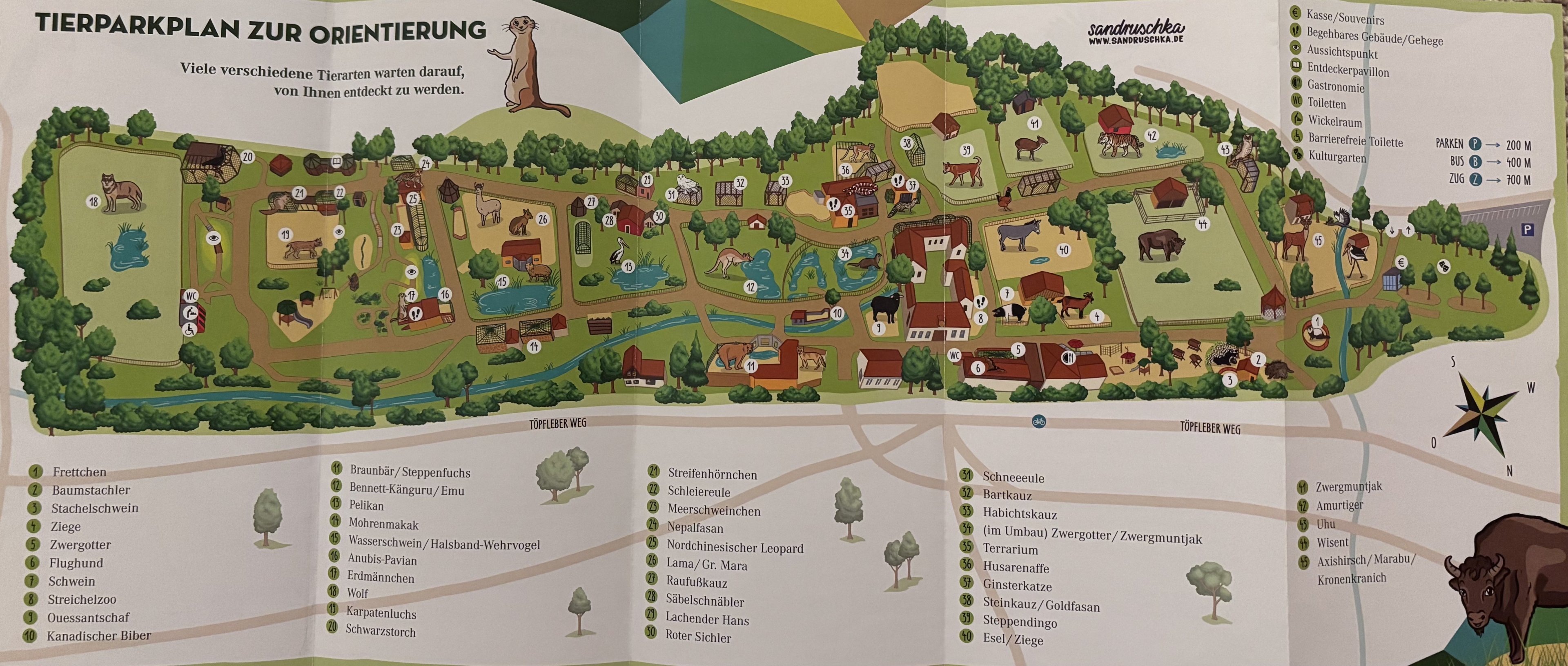 Zoo Map - February 2024