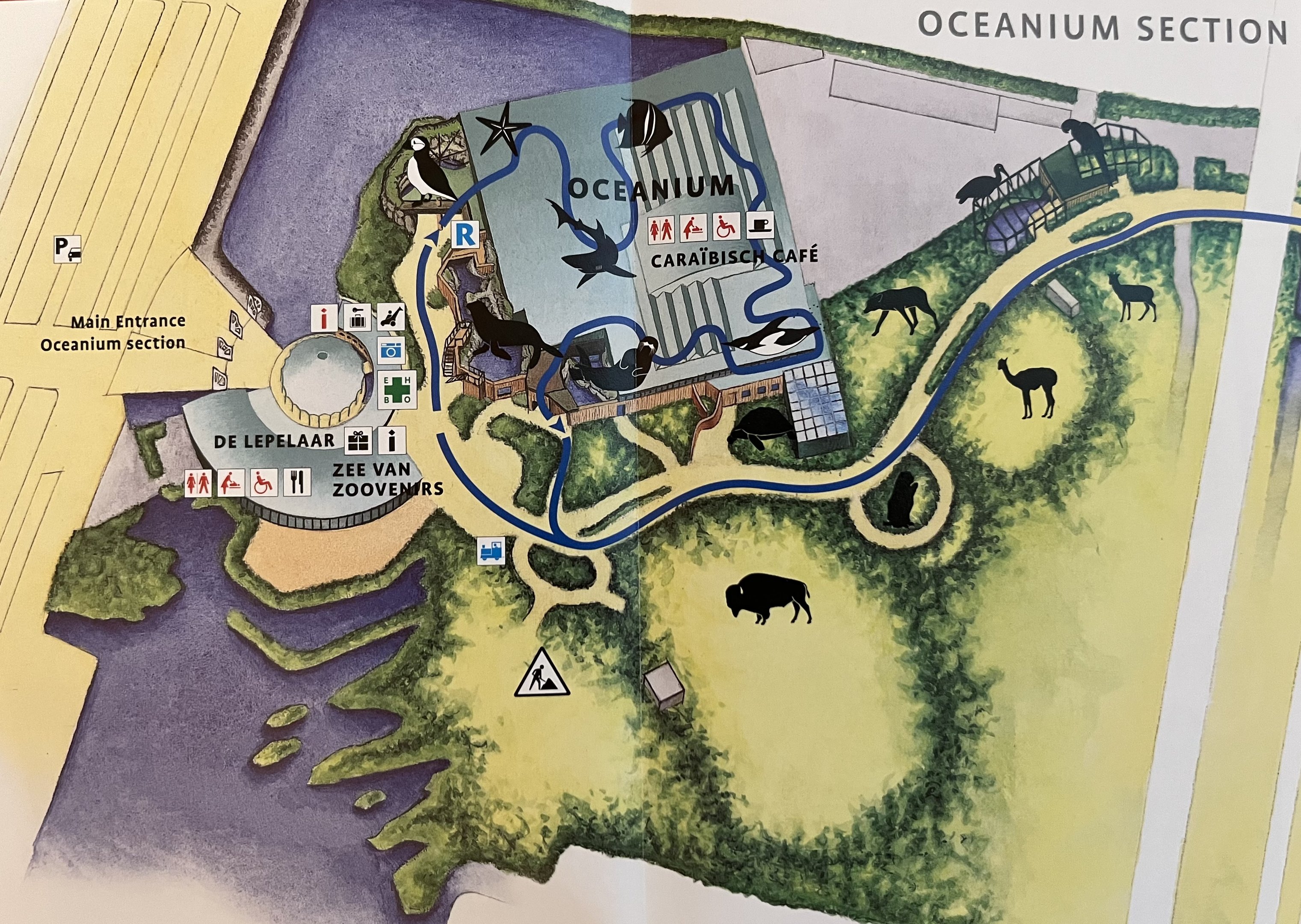 Zoo Map - July 2006 (Oceanium)