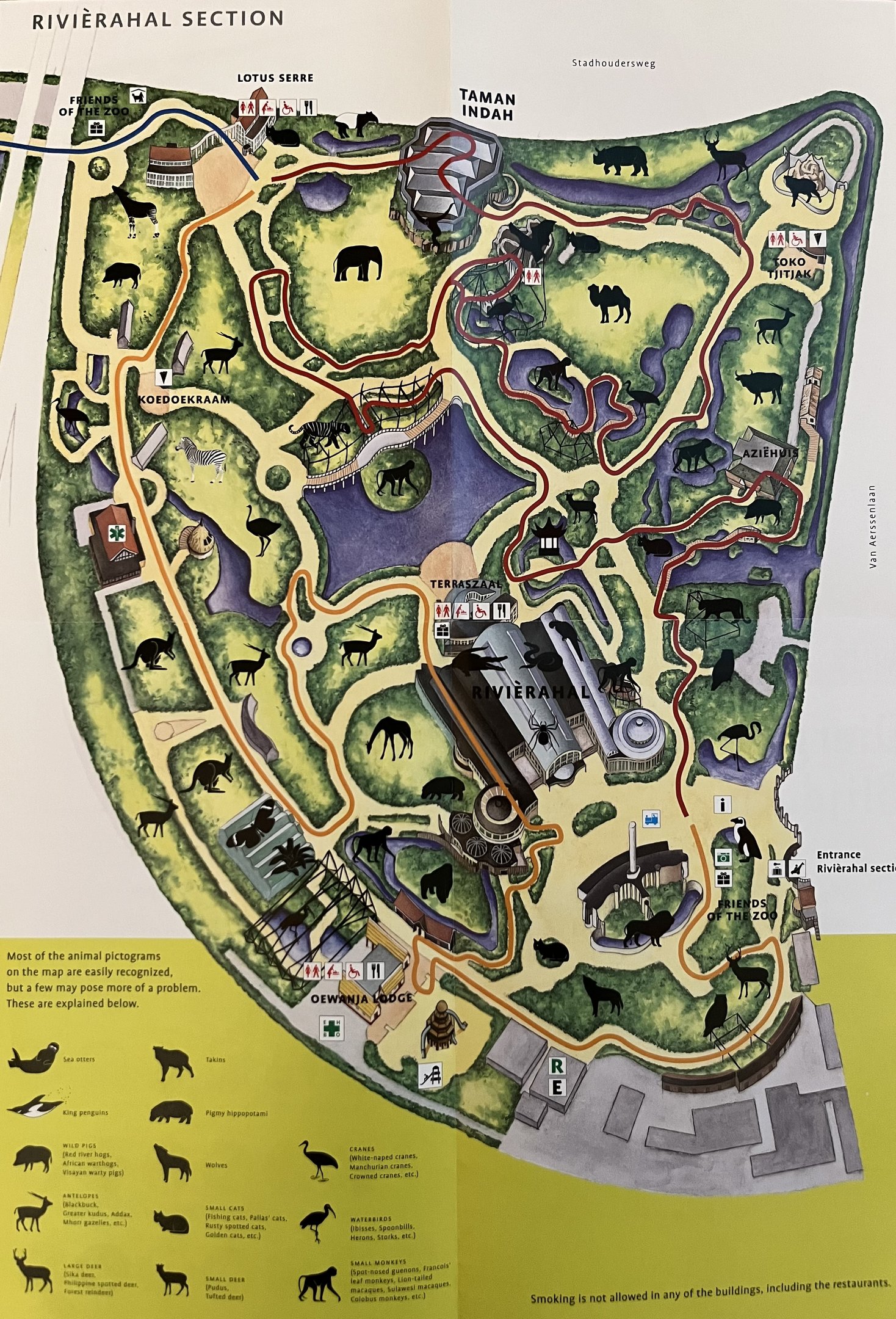 Zoo Map - July 2006 (Rivierahal)